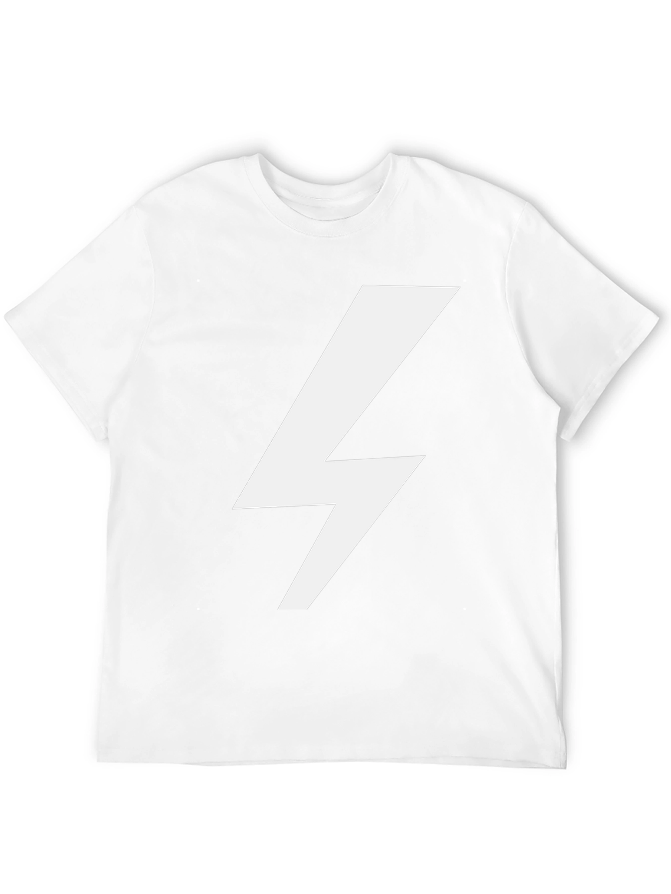 Black Lightning Bolt Graphic T-Shirt - Casual Style view 12
