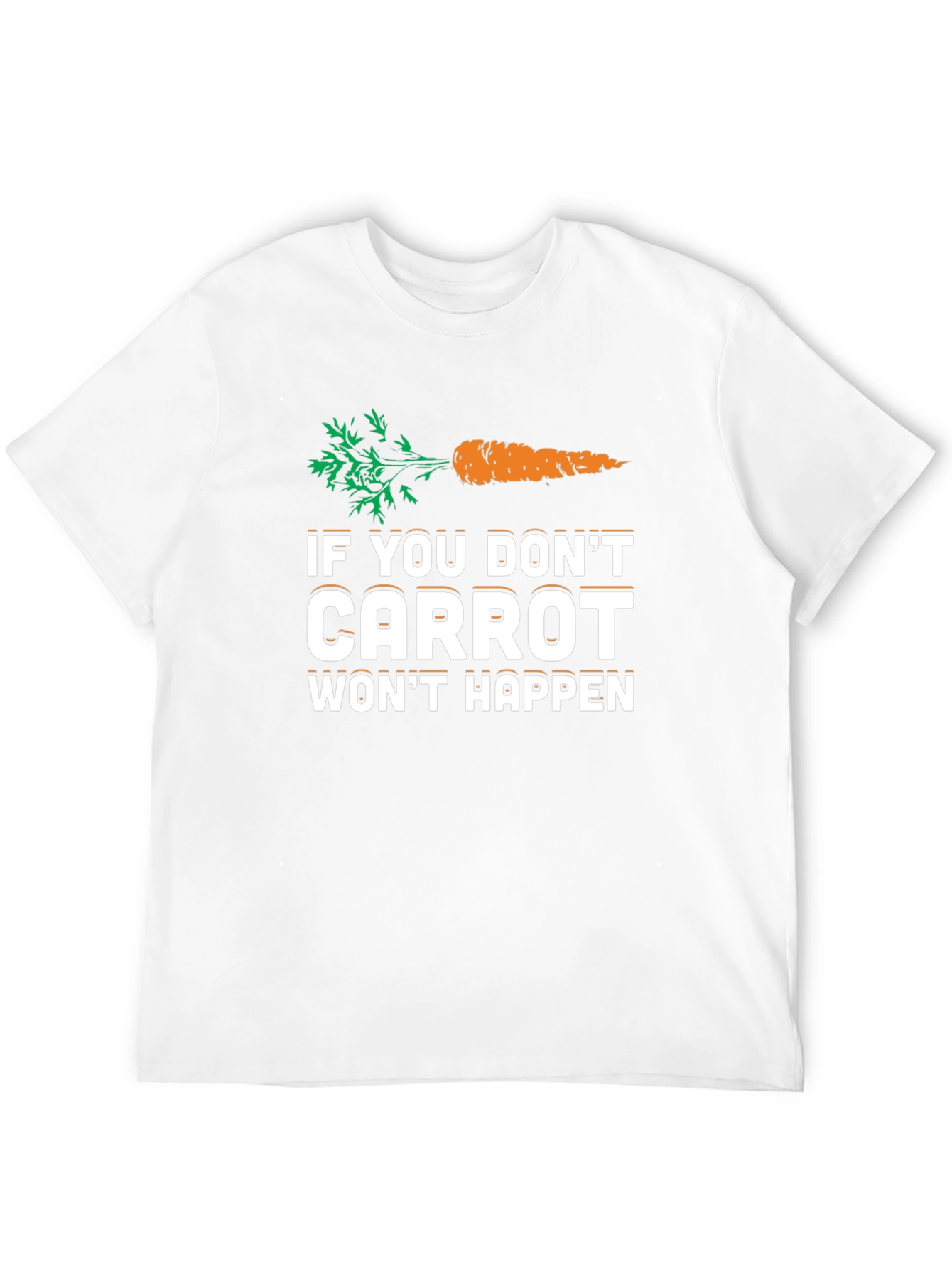 Black If You Don't Carrot Funny T-Shirt view 12