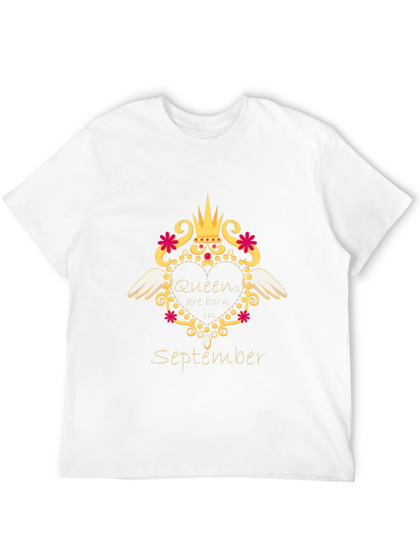 Black Queens Are Born in September Black T-Shirt view 12