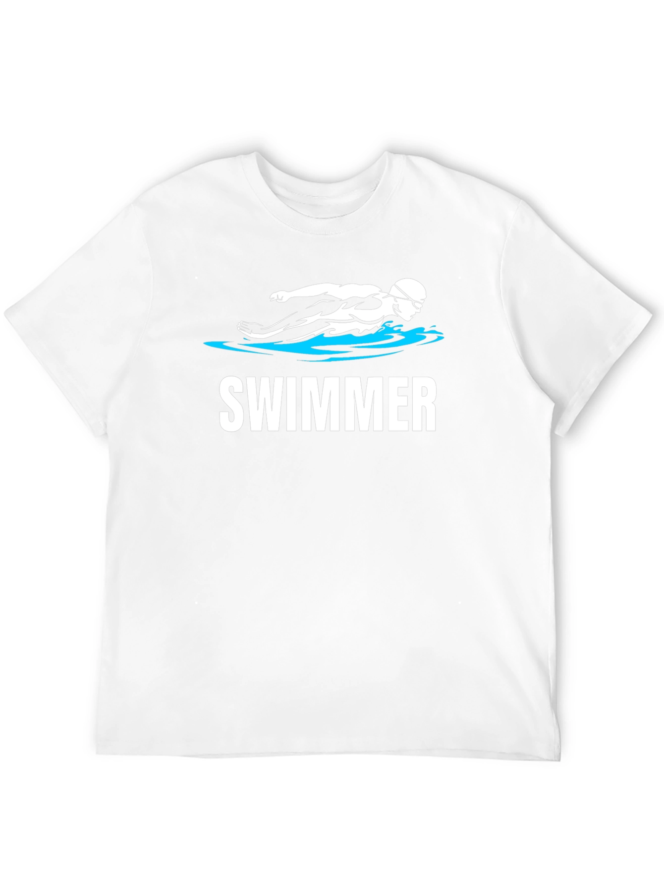 Black Swimmer Graphic T-Shirt - Black view 12
