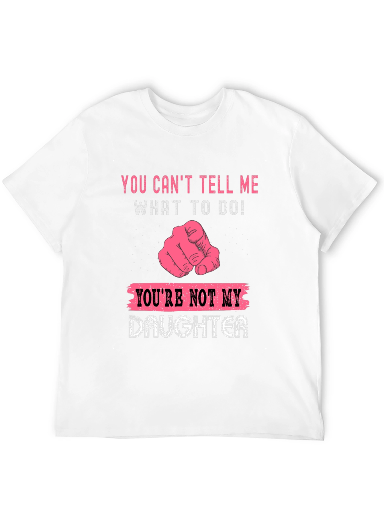 Black Funny "You Can't Tell Me" T-Shirt view 12