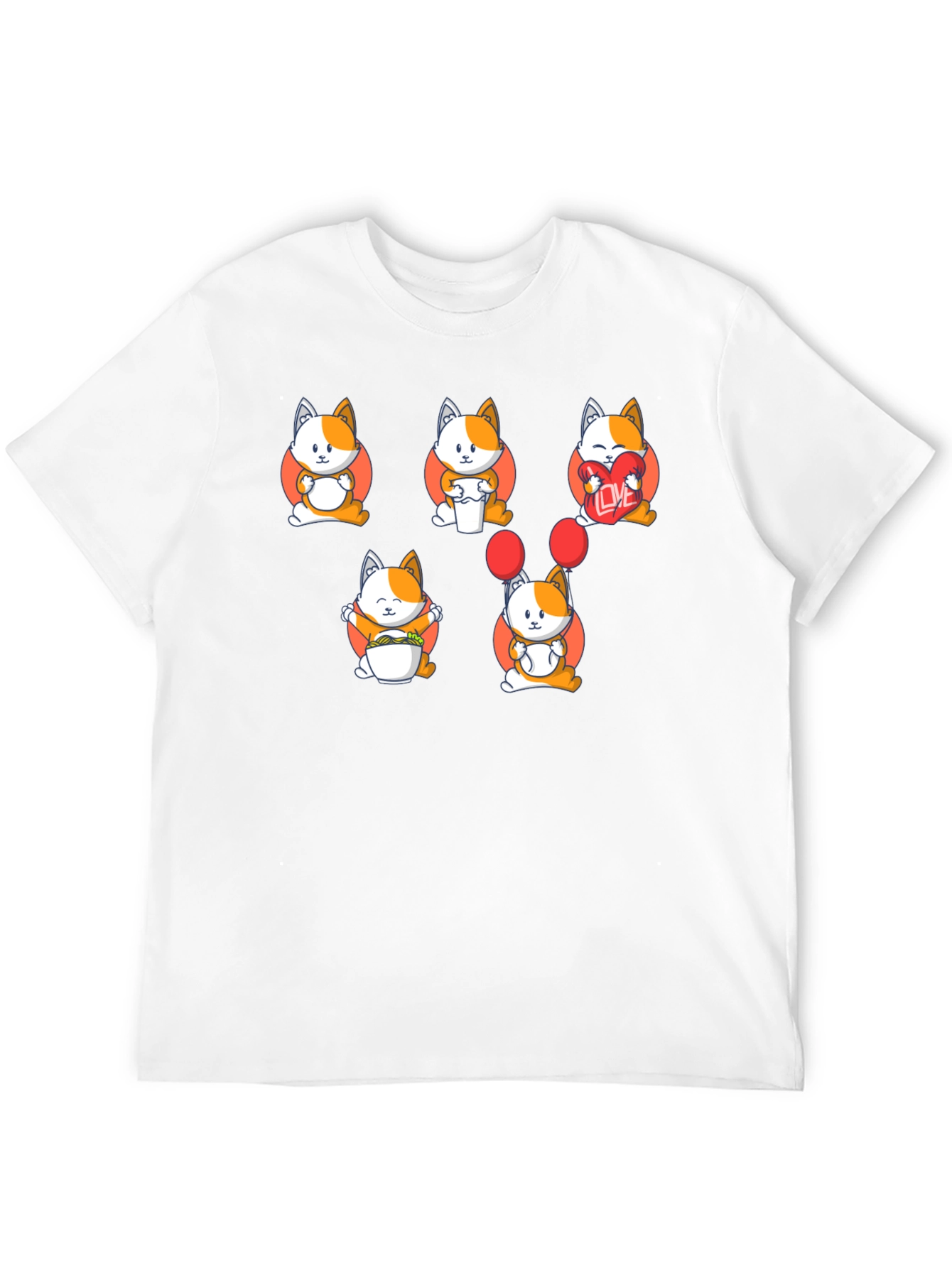 Cute Cats Graphic T-Shirt - 12
