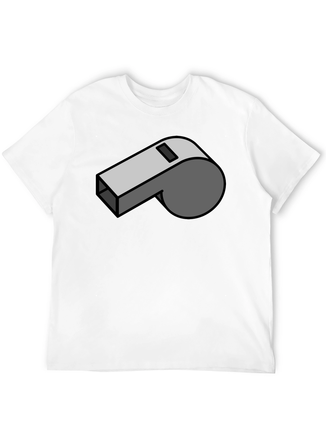 Black Whistle Graphic T-Shirt - Black view 12