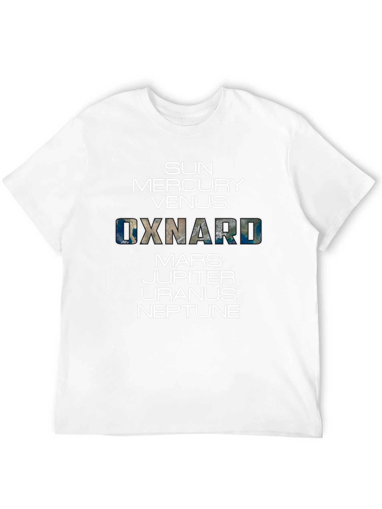 Black Planets & Oxnard T-Shirt - Galaxy Fan view 12