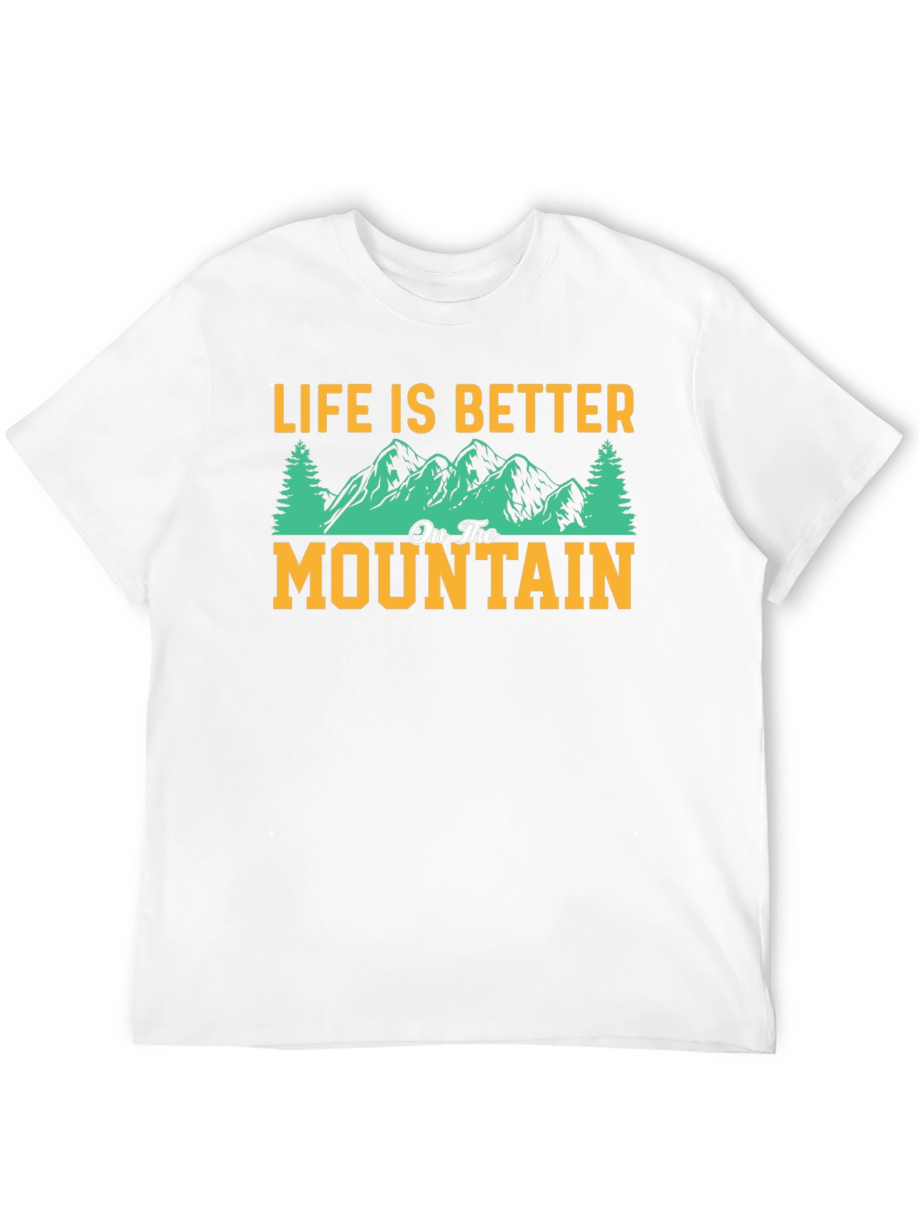Black Life is Better on the Mountain Graphic Tee view 12