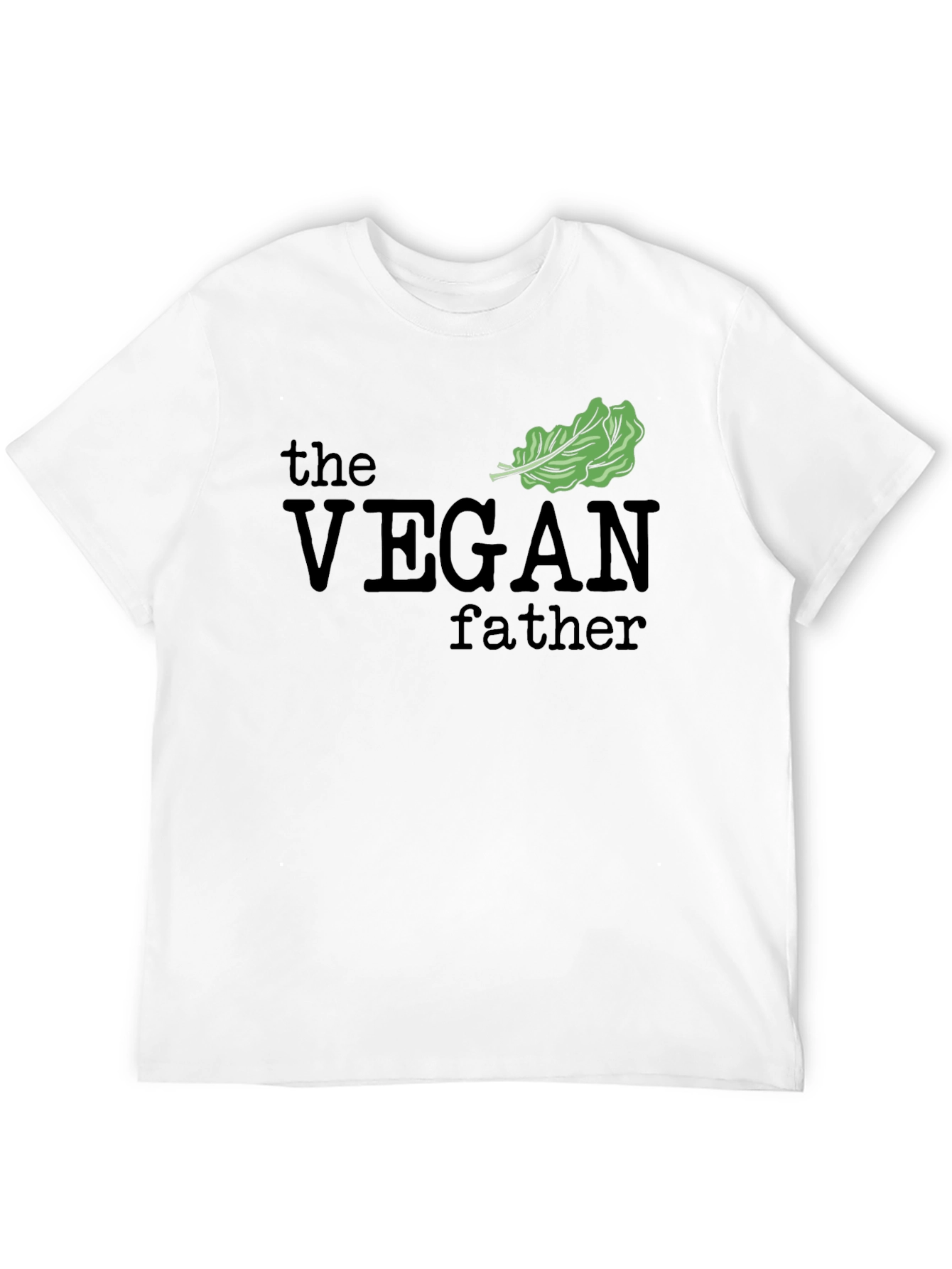 Black Vegan Father Graphic Tee view 12