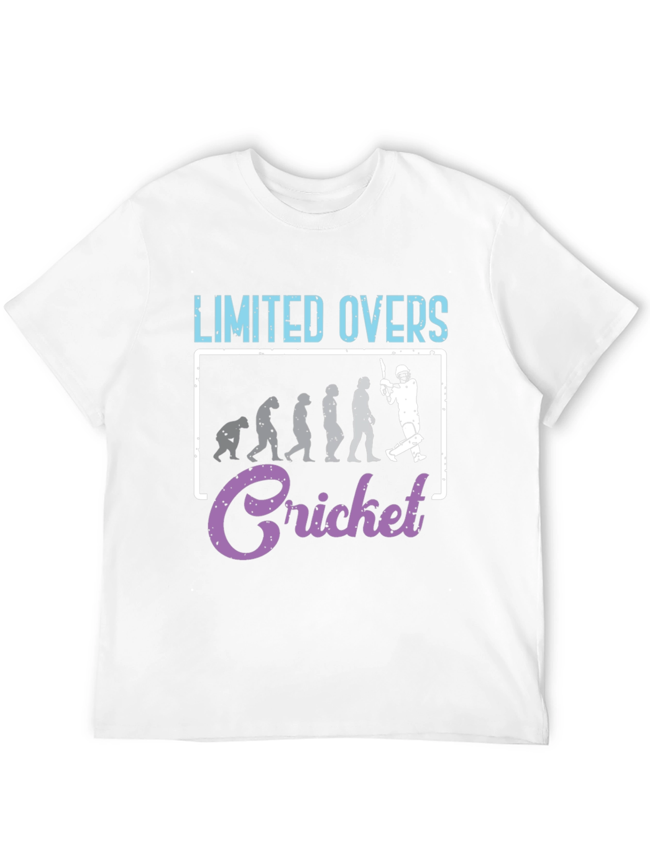 Black Limited Overs Cricket Evolution T-Shirt view 12