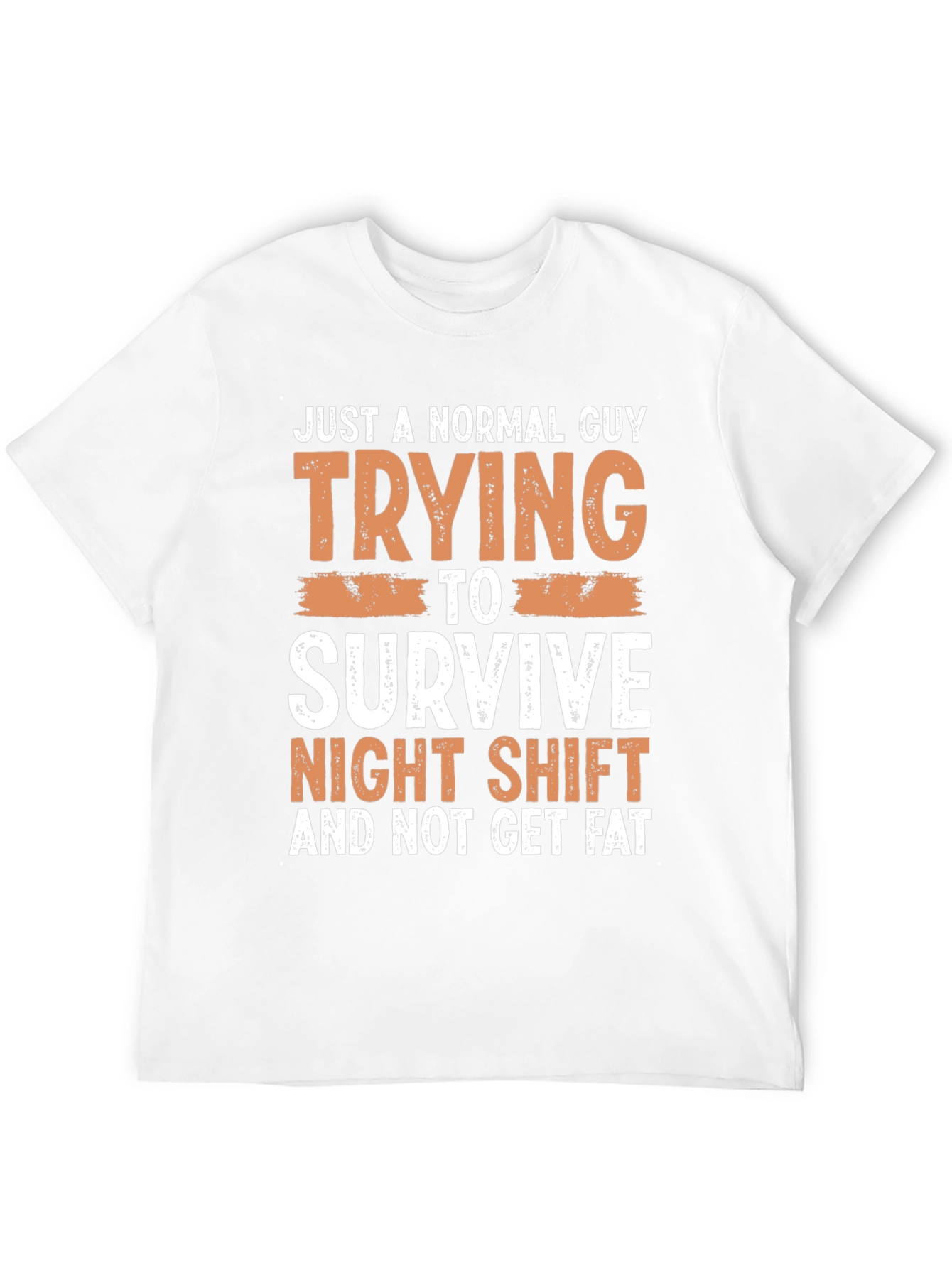 Black Normal Guy Night Shift T-Shirt view 12