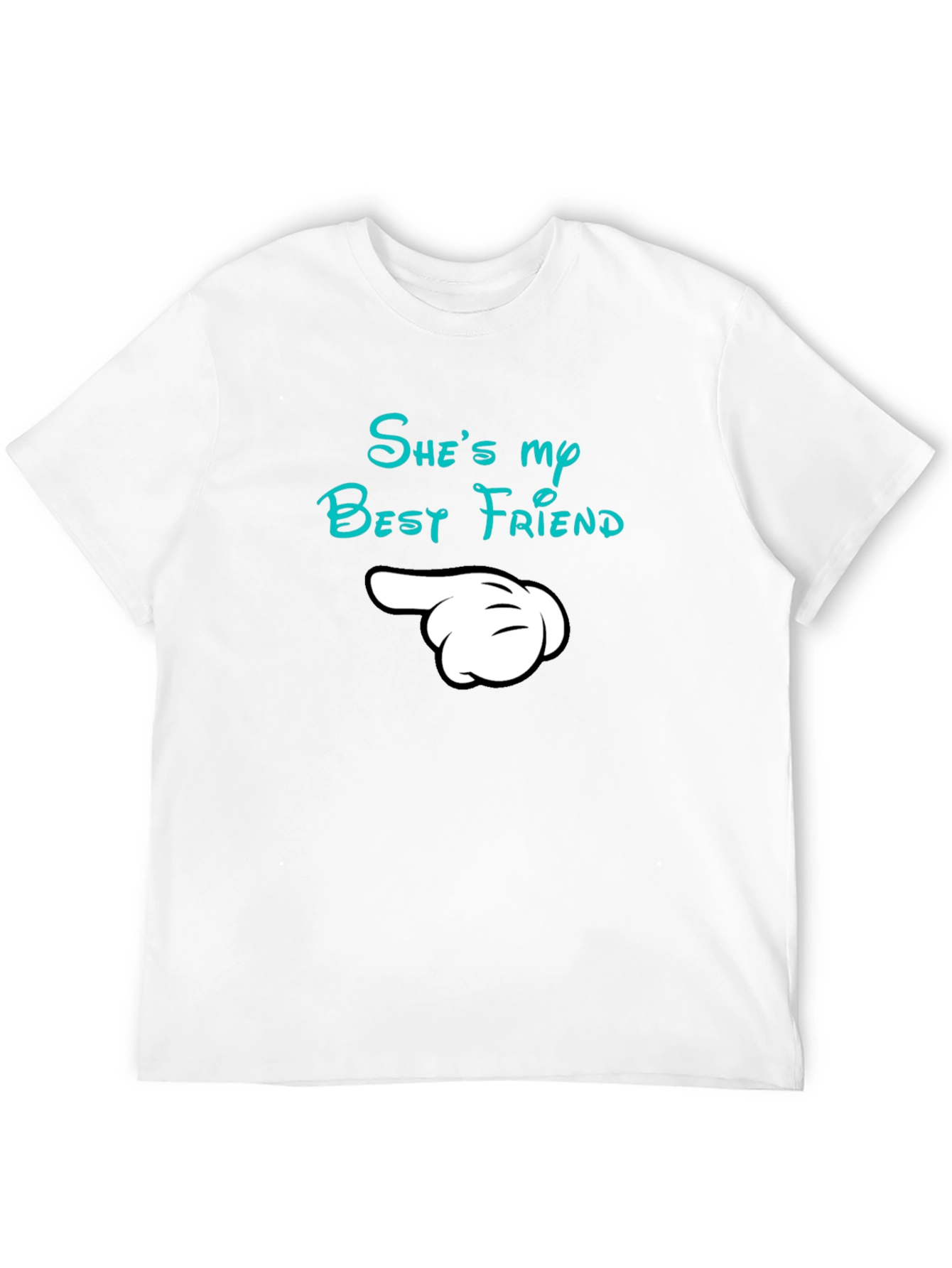Black She's My Best Friend Matching Tee view 12