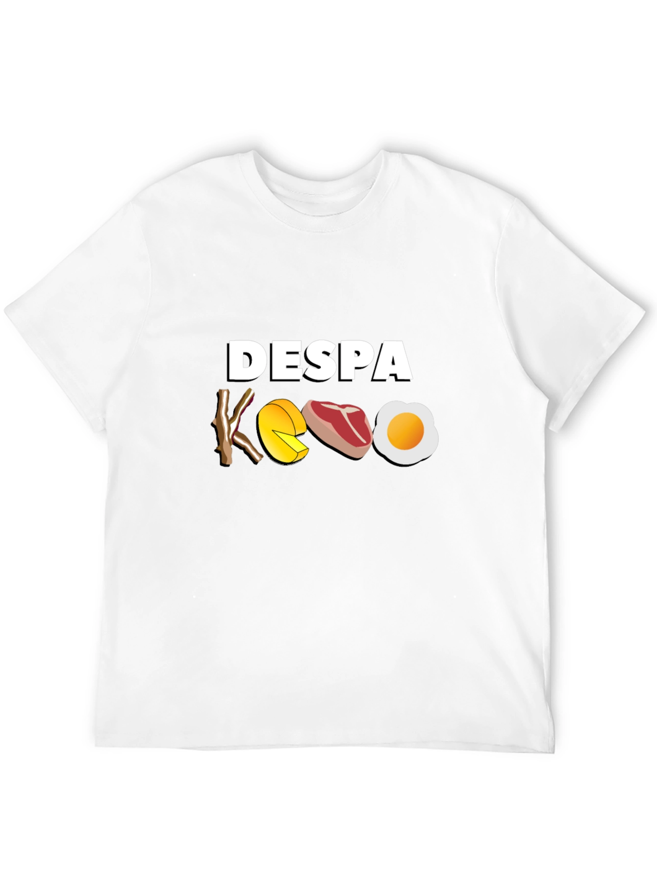 Black DESPA KOEO Foodie T-Shirt Funny Gift view 12