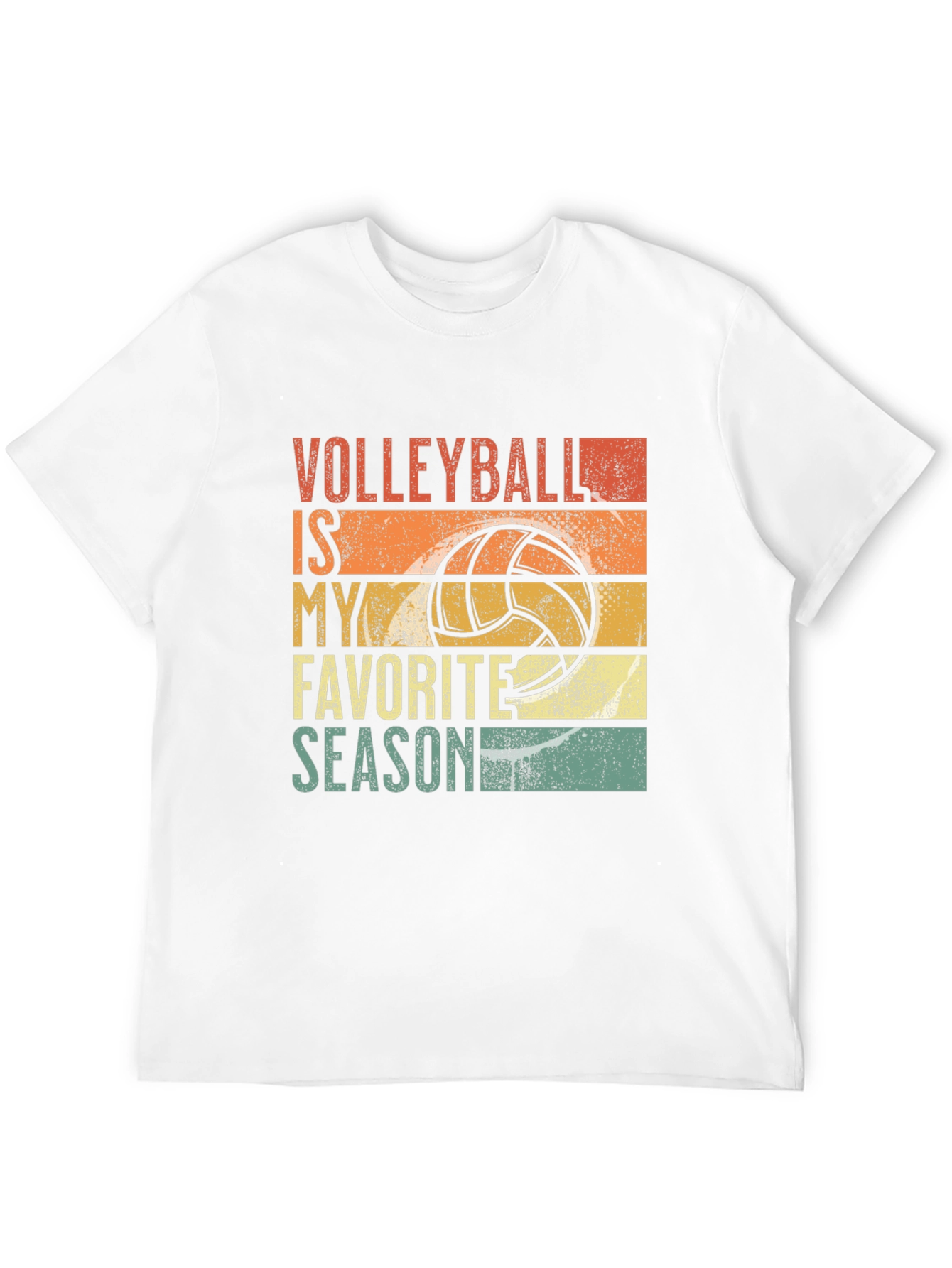 Black Volleyball Is My Favorite Season Graphic Tee view 12