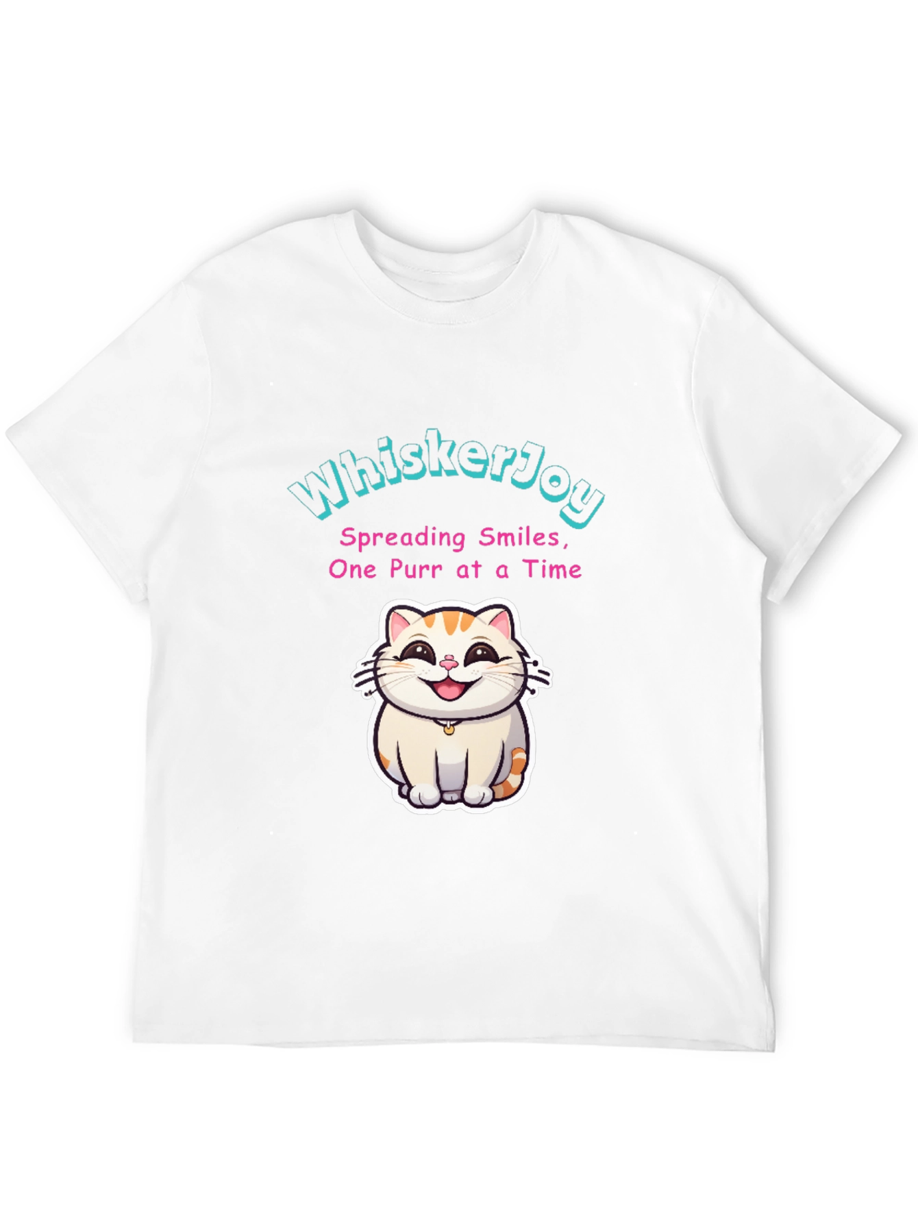Black WhiskersJoy Cat T-Shirt - Spreading Smiles One Purr at a Time view 12