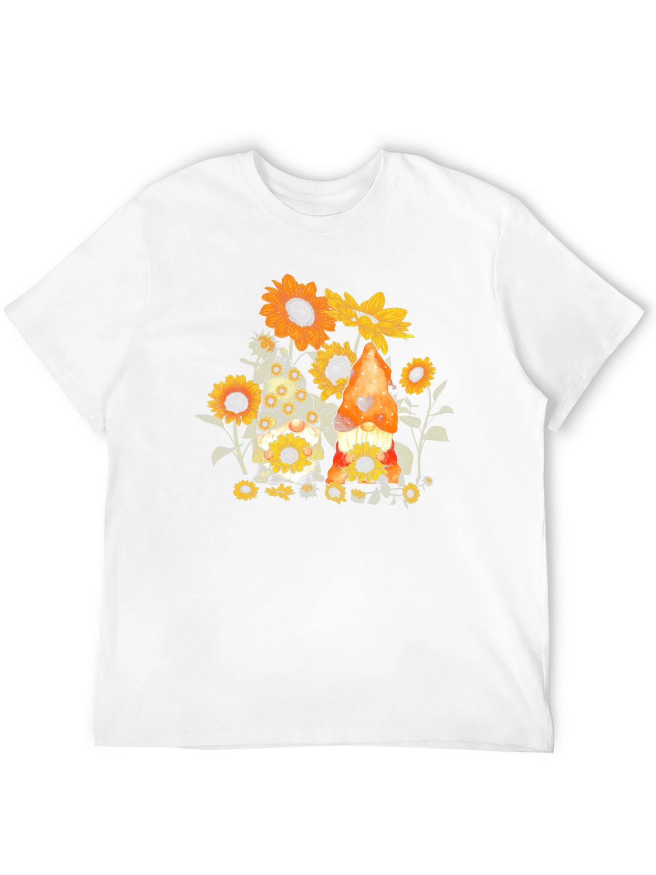 Sunflower Gnomes Black T-Shirt - 12