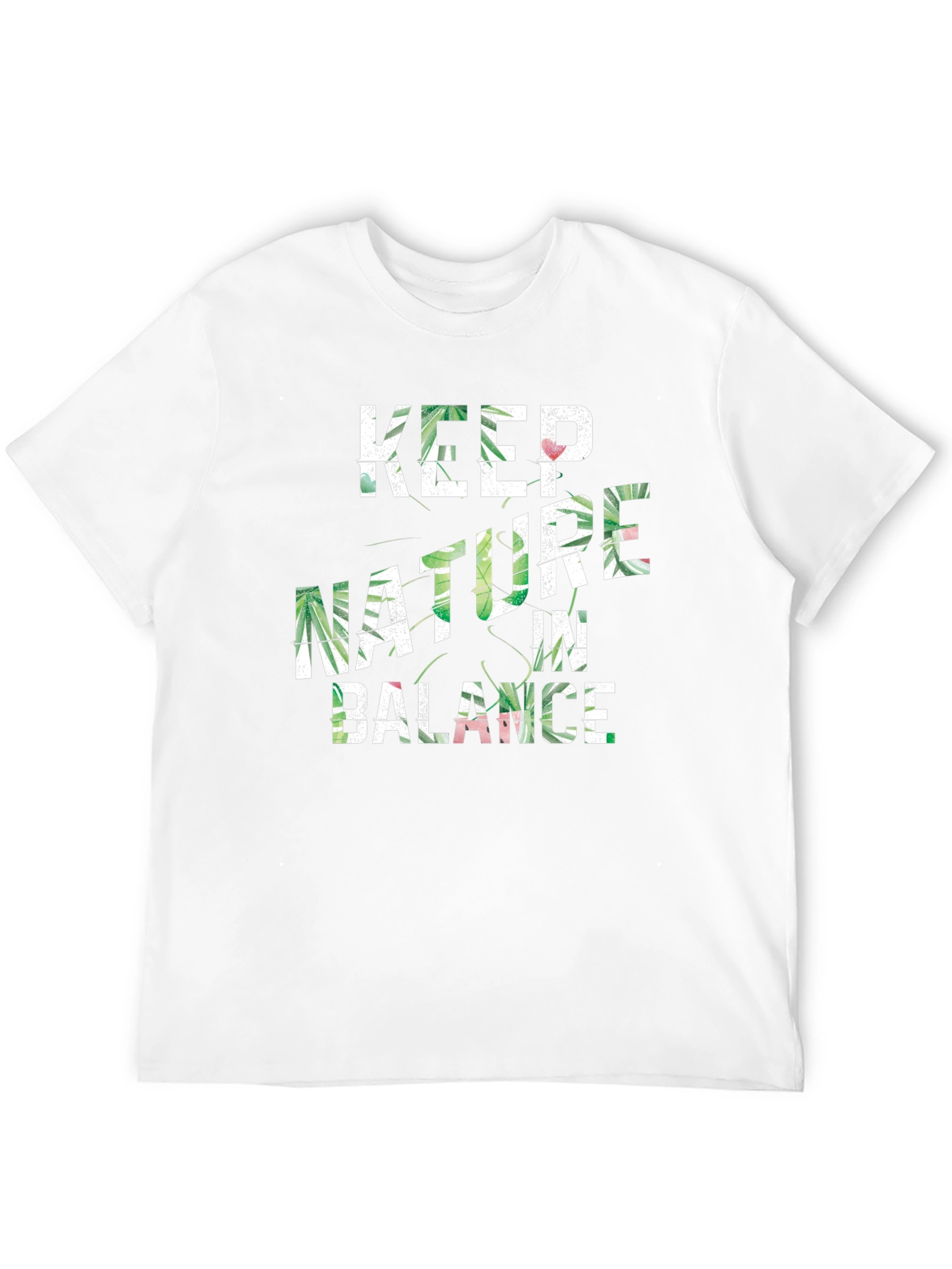 Black Keep Nature In Balance Black T-Shirt view 12