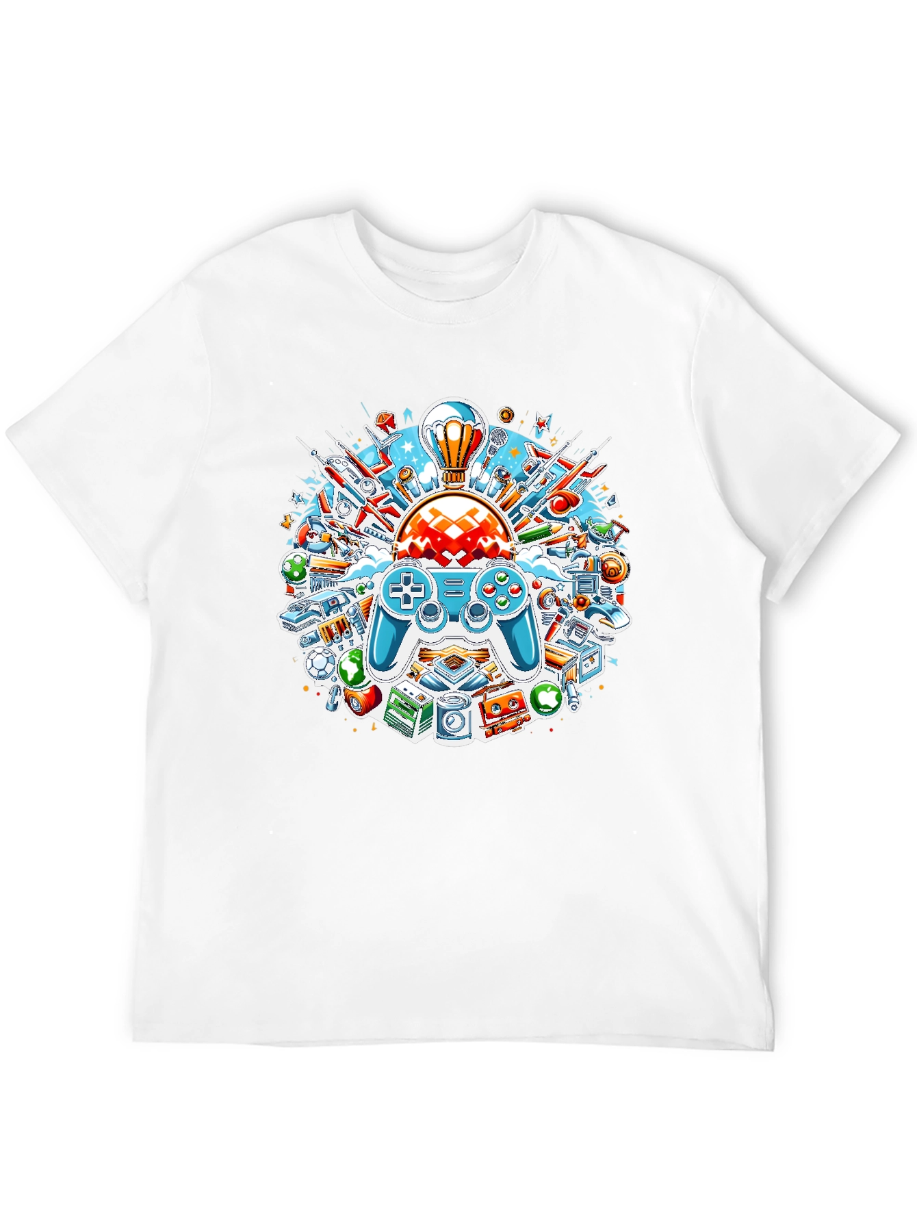 Black Gamer's Paradise Black T-Shirt view 12