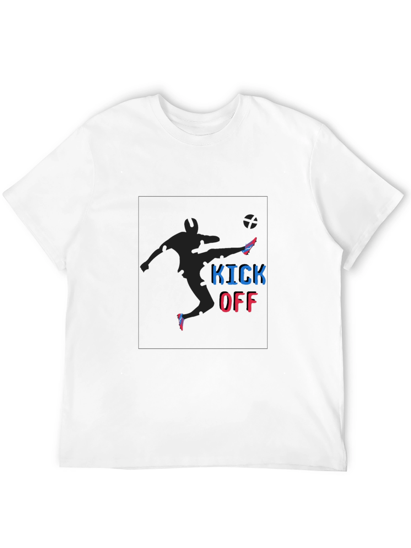 Black Kick Off Soccer T-Shirt view 12