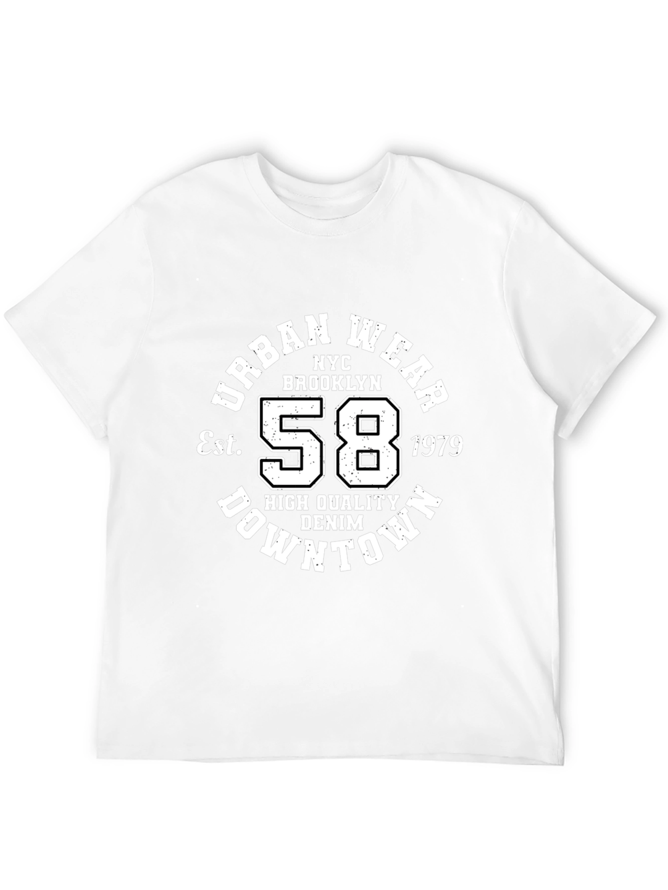 Black Urban Wear NYC Brooklyn 58 T-Shirt view 12