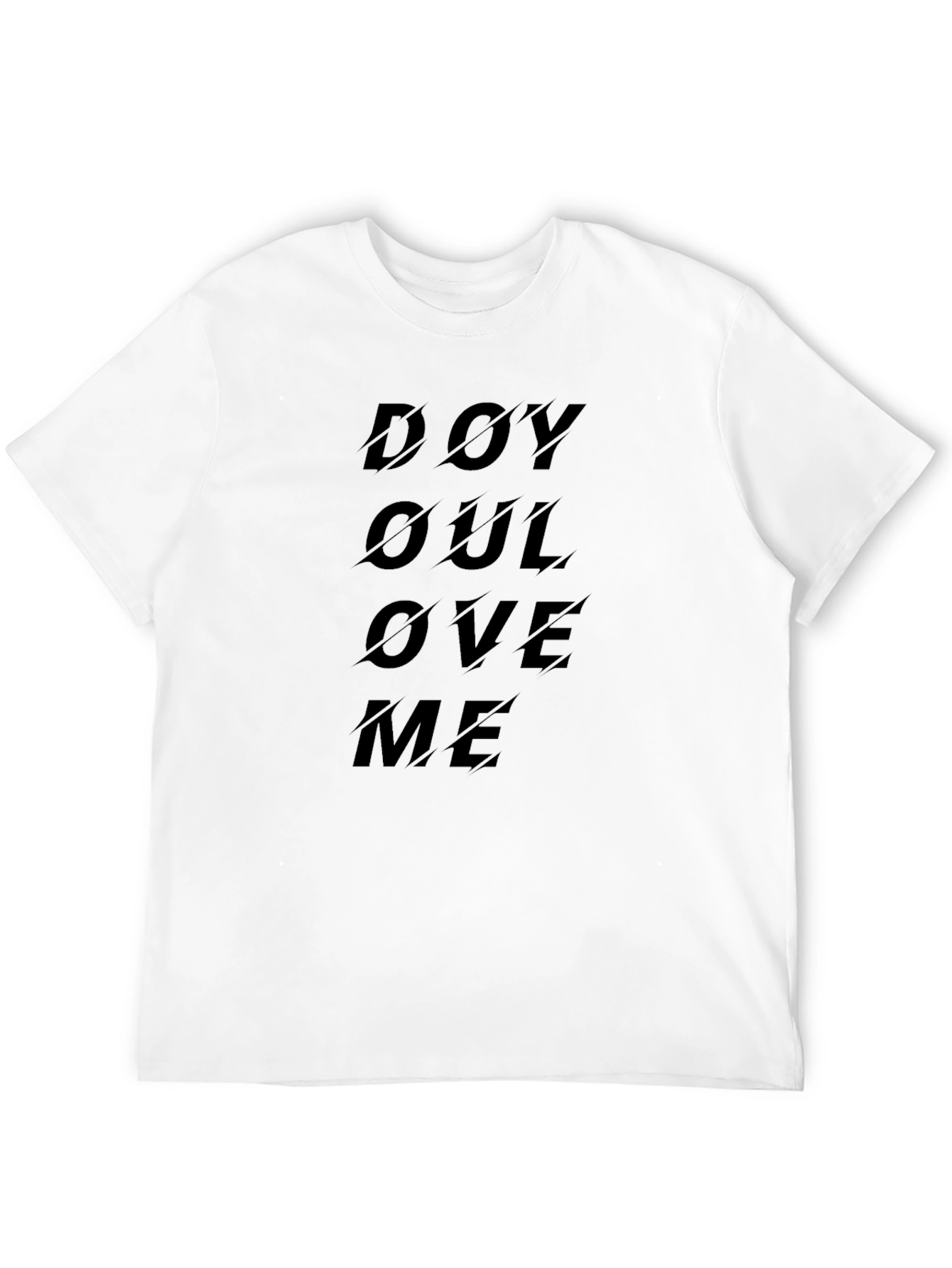 Black Do You Love Me? Graphic Tee - Black T-Shirt view 12