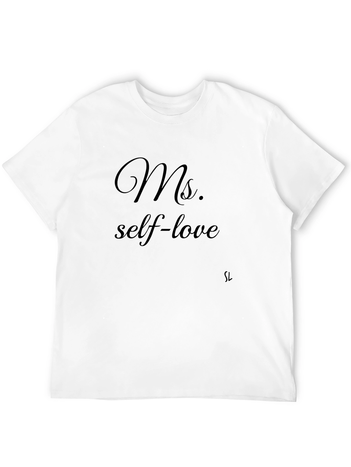 Black Ms. Self-Love Black T-Shirt - Empowering Design view 12