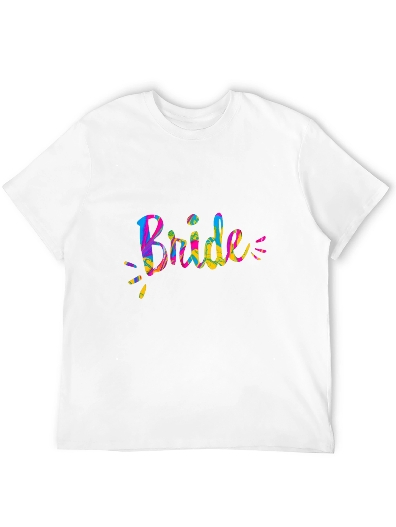 Black Colorful Bride Graphic Print Tee view 12