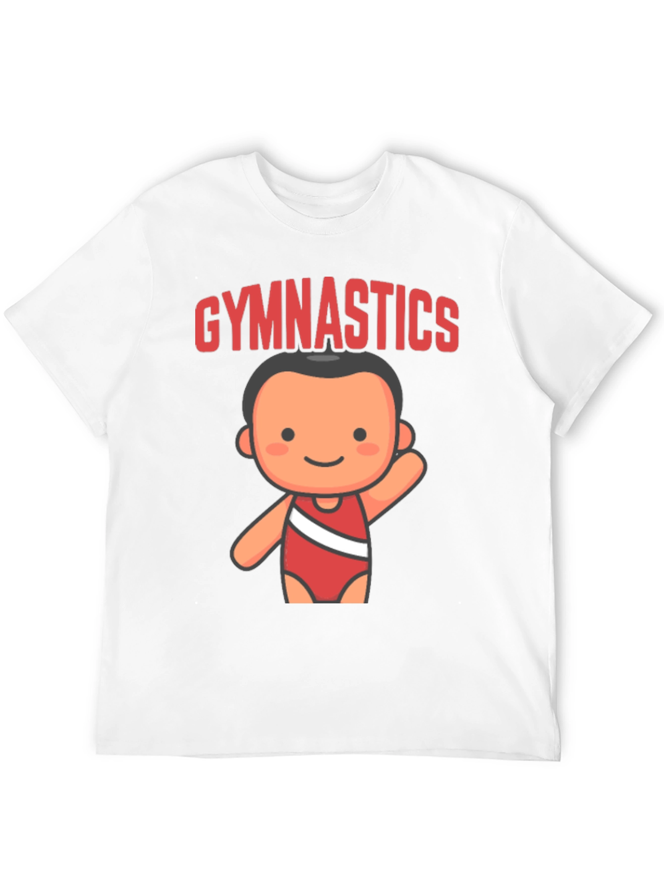 Black Gymnastics Cartoon T-Shirt view 12