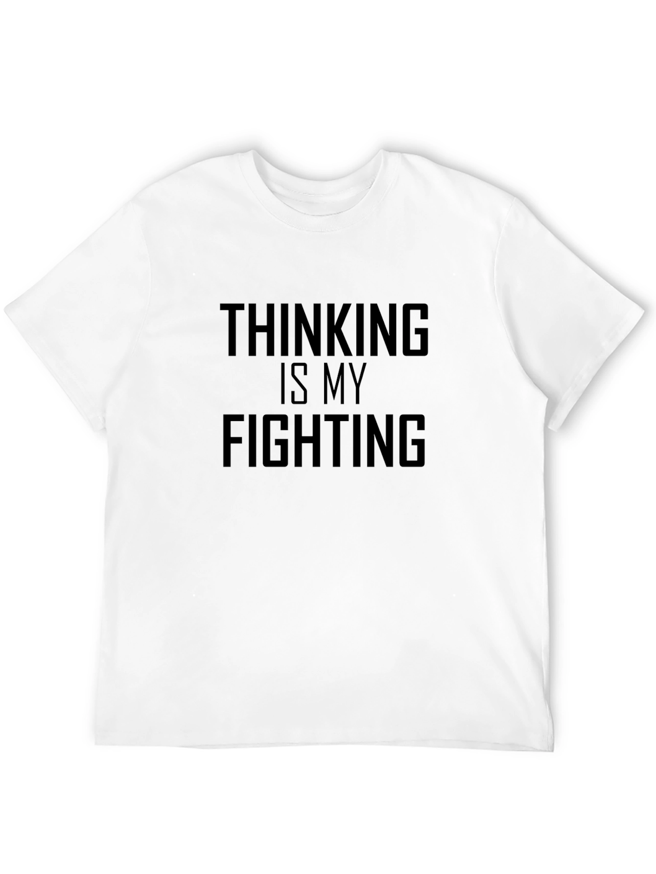 Black Thinking Is My Fighting T-Shirt view 12