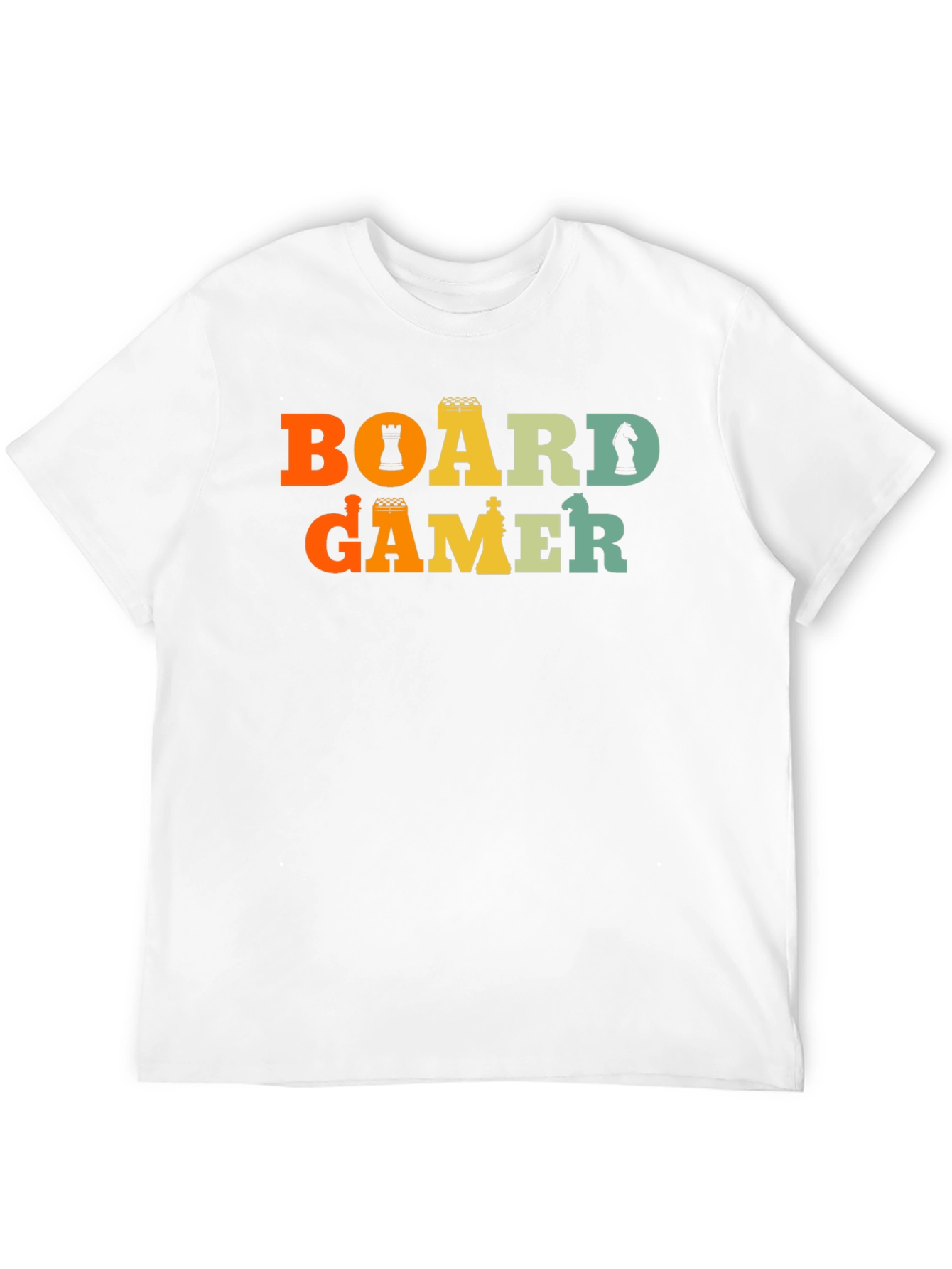 Black Board Gamer T-Shirt - Chess Piece Design view 12