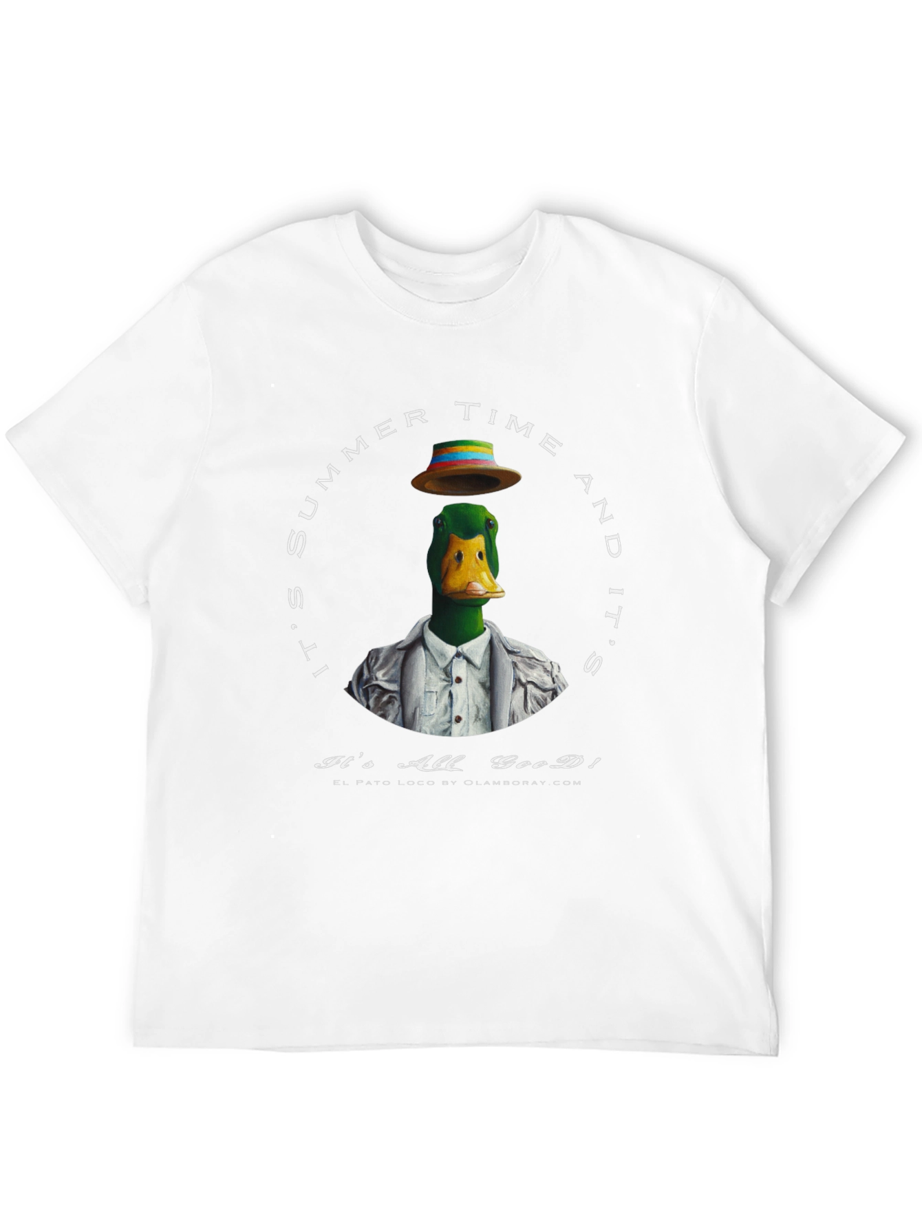 Black Summer Duck T-Shirt - It's All Good! view 12