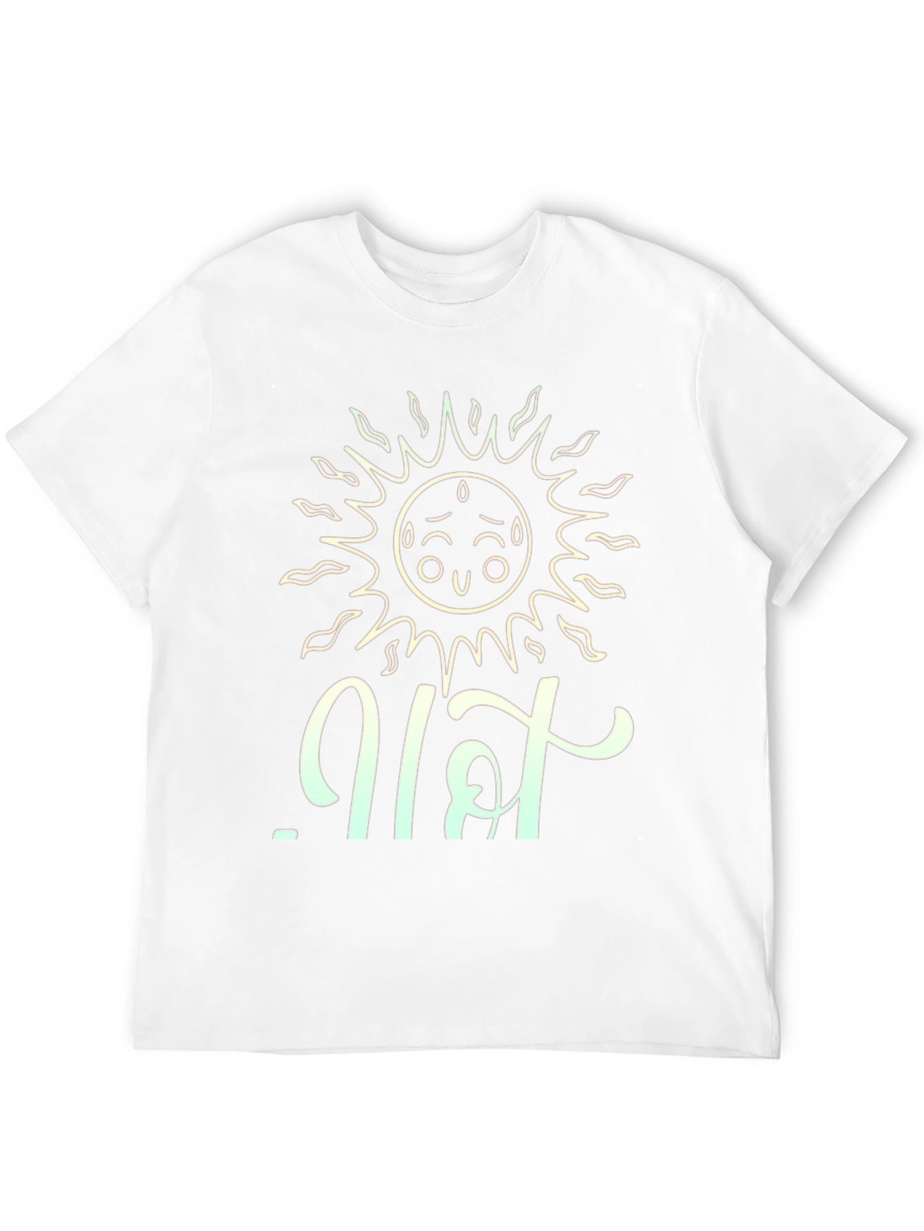 Black Funny Sun Graphic Black T-Shirt view 12