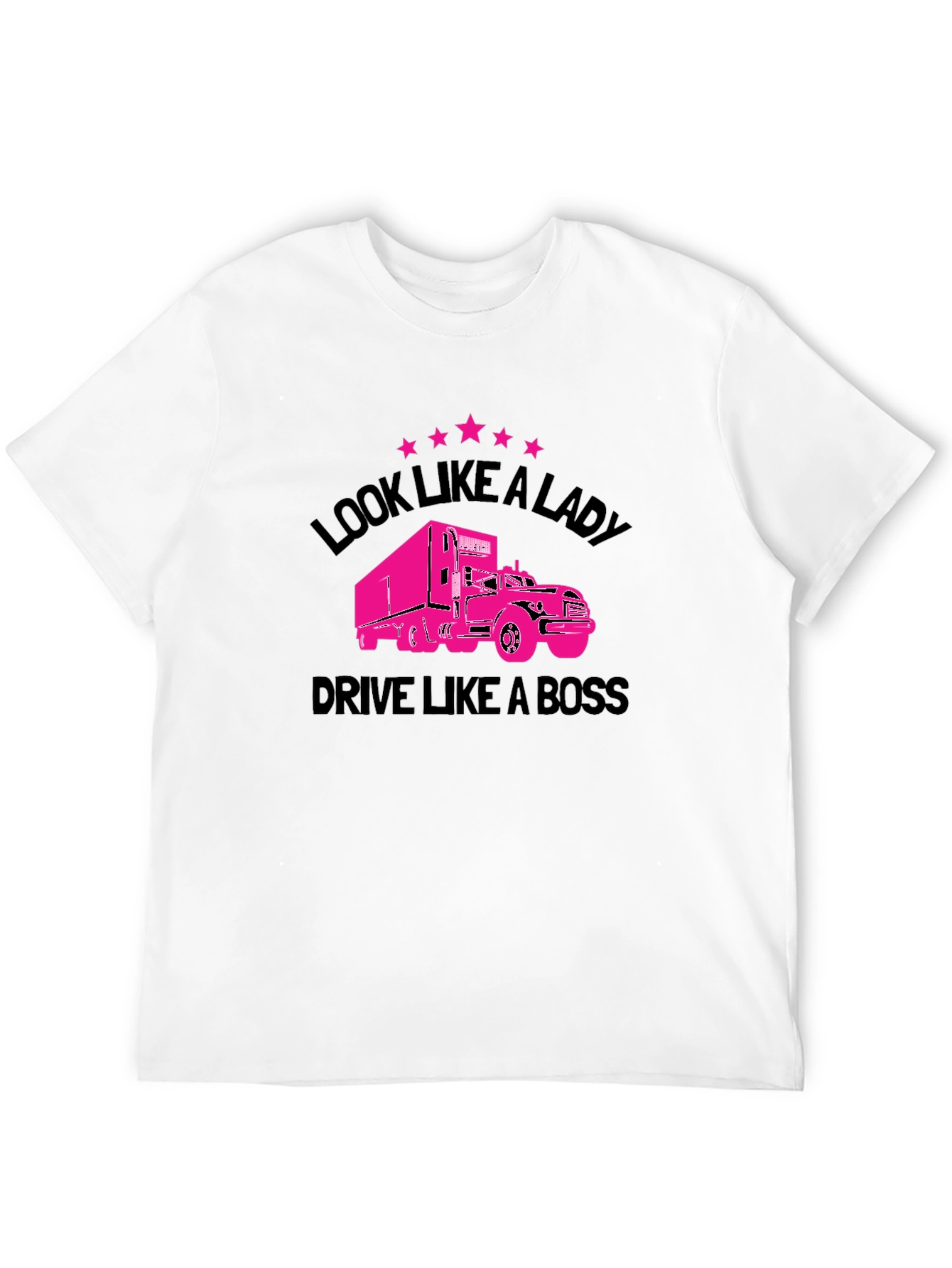 Black Look Like A Lady Drive Like A Boss T-Shirt view 12