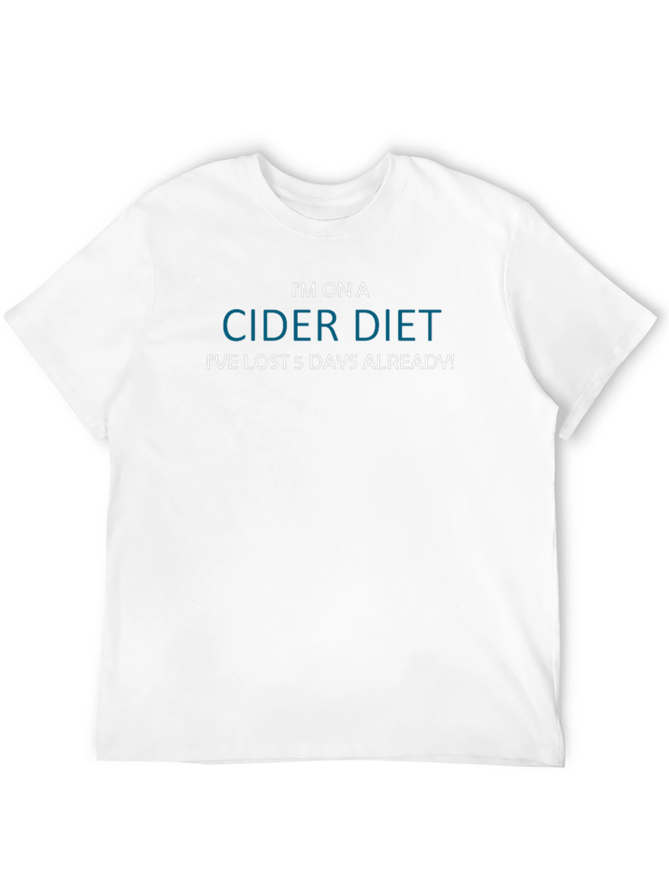 Black Cider Diet T-Shirt - Funny Graphic Tee view 12