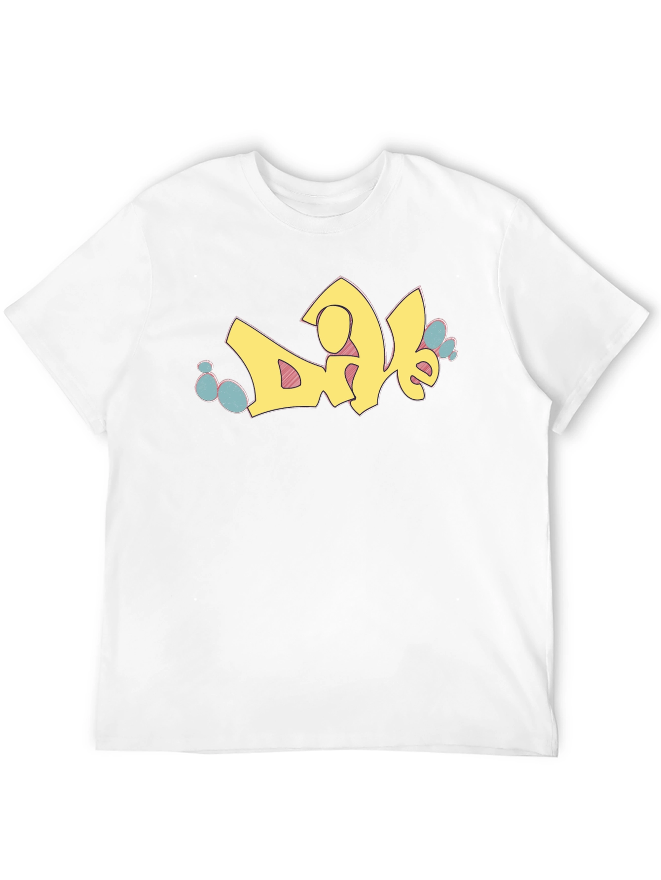 Black Graffiti Style Graphic Print Black T-Shirt view 12