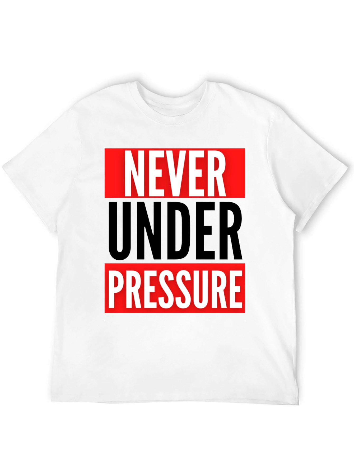 Black Never Under Pressure Graphic Tee view 12