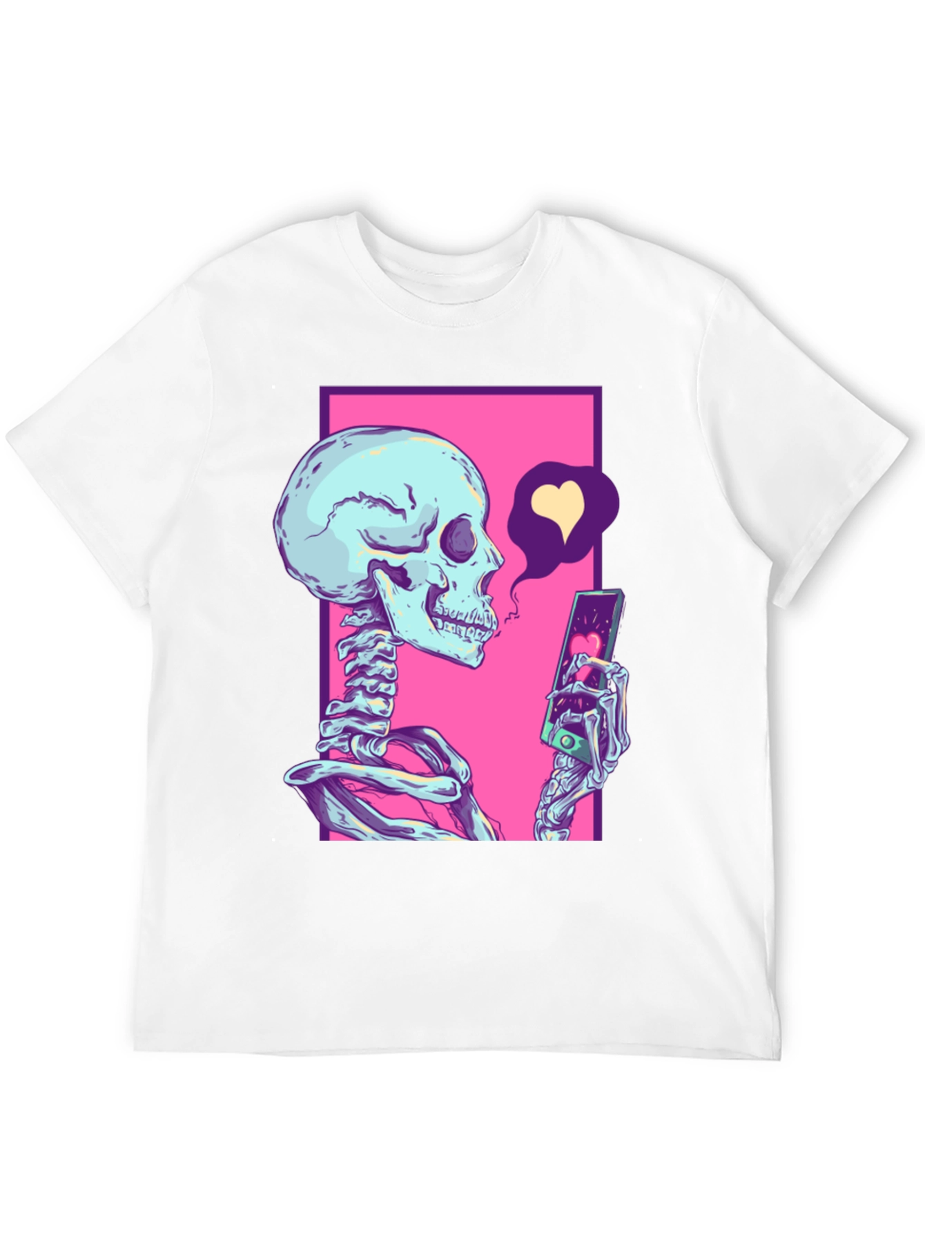 Black Trendy Skeleton Graphic T-Shirt view 12