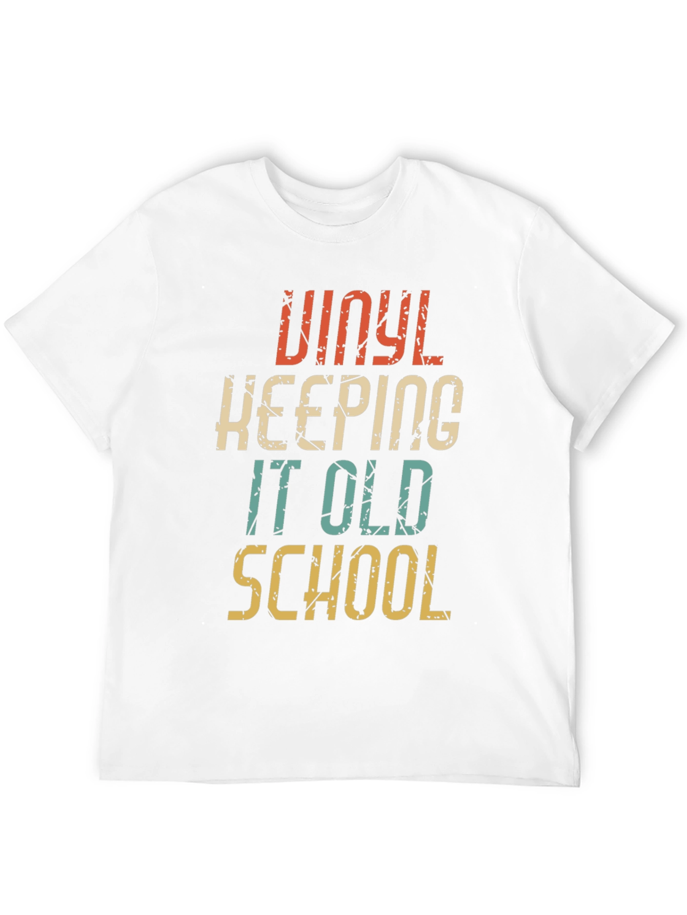 Black Vinyl Keeping It Old School T-Shirt view 12