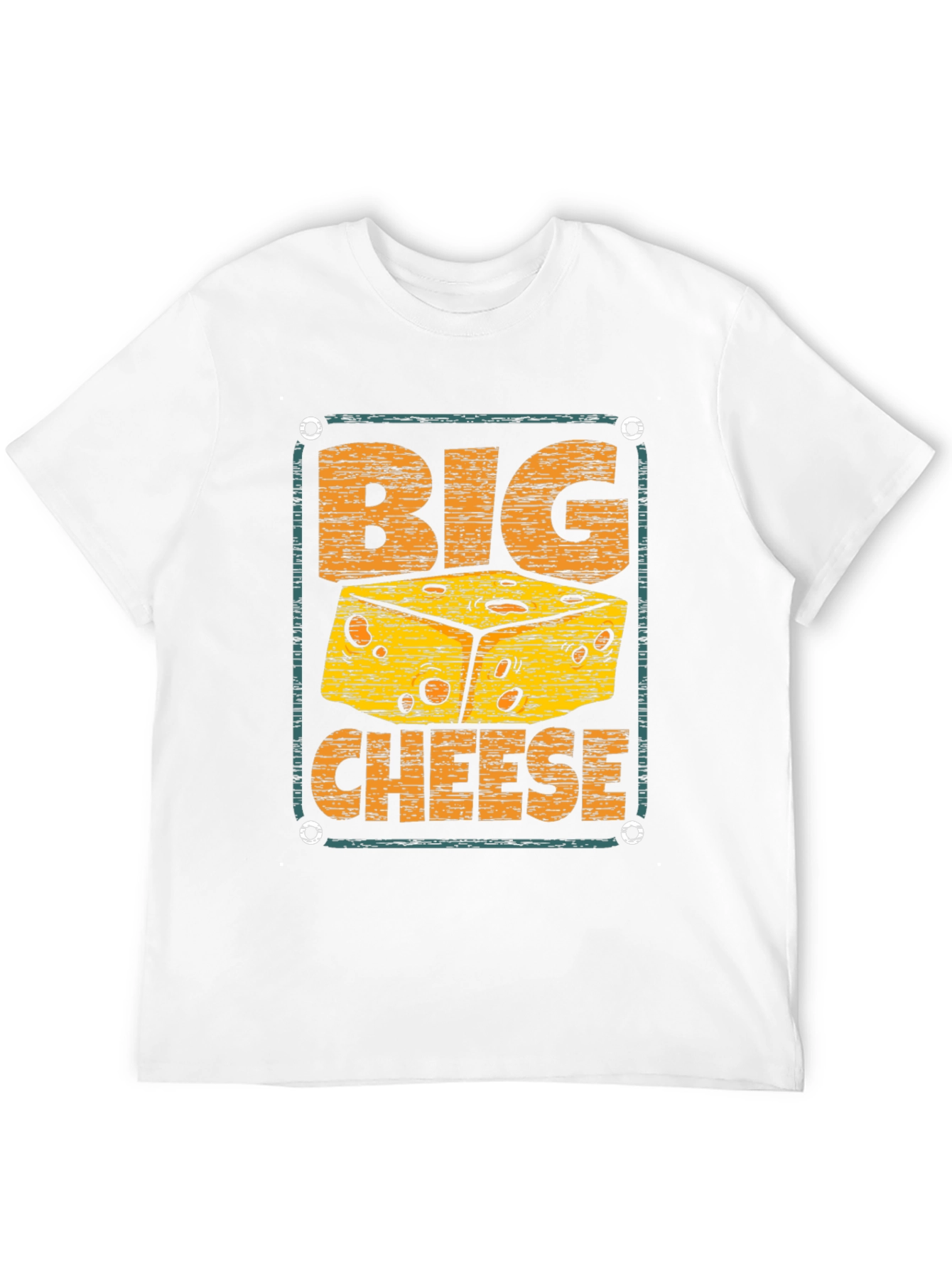 Black Big Cheese Graphic T-Shirt - Novelty Tee view 12