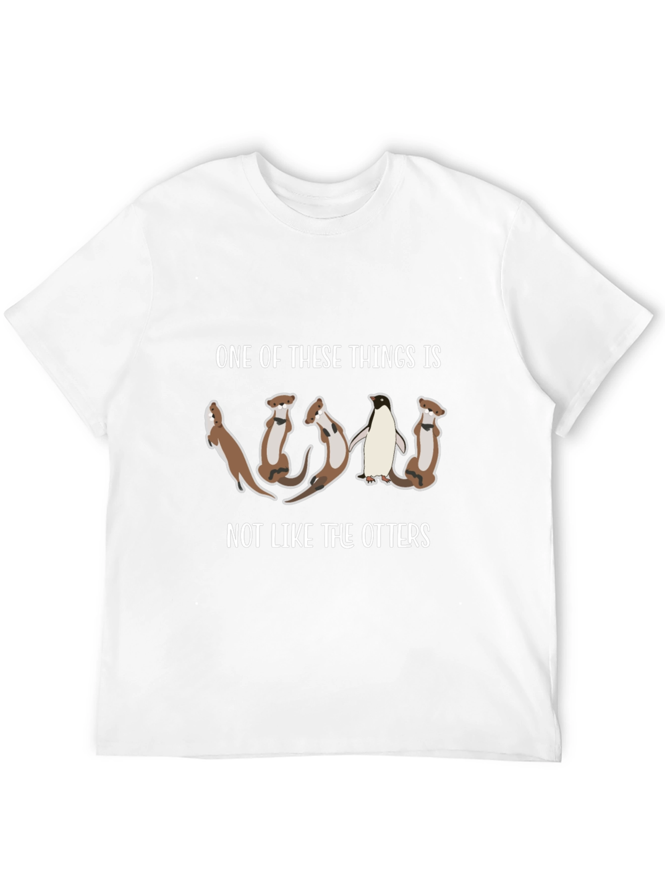 Black Funny 'One of These Things' T-Shirt - Otter & Penguin Design view 12