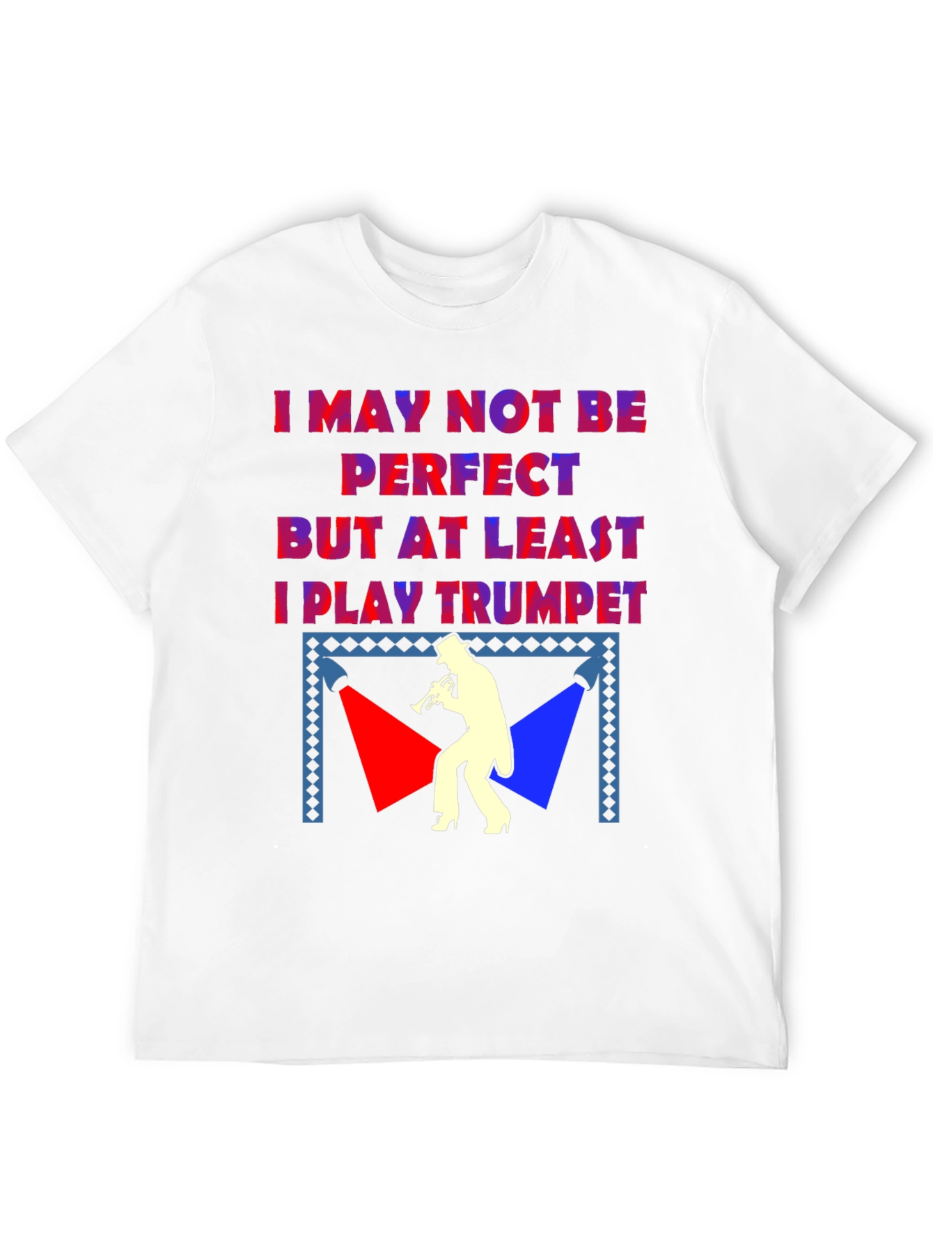 Black I Play Trumpet T-Shirt - Musician Humor Tee view 12