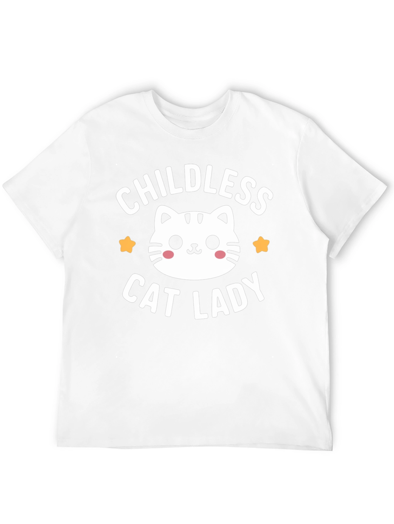 Childless Cat Lady Graphic T-Shirt, Novelty Tee - 12