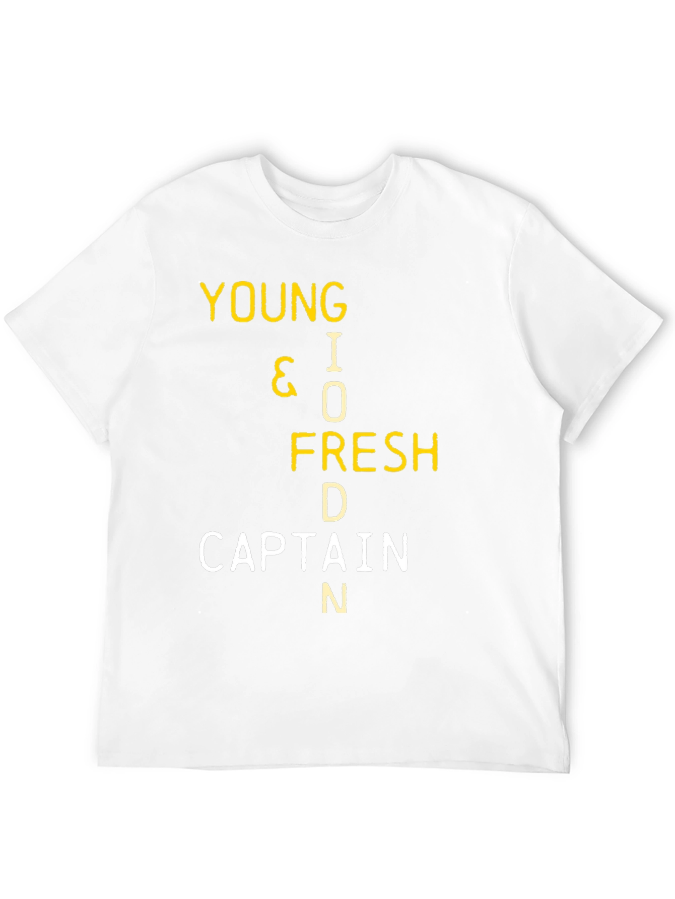 Black Young I O Fresh D Captain N Graphic T-Shirt view 12