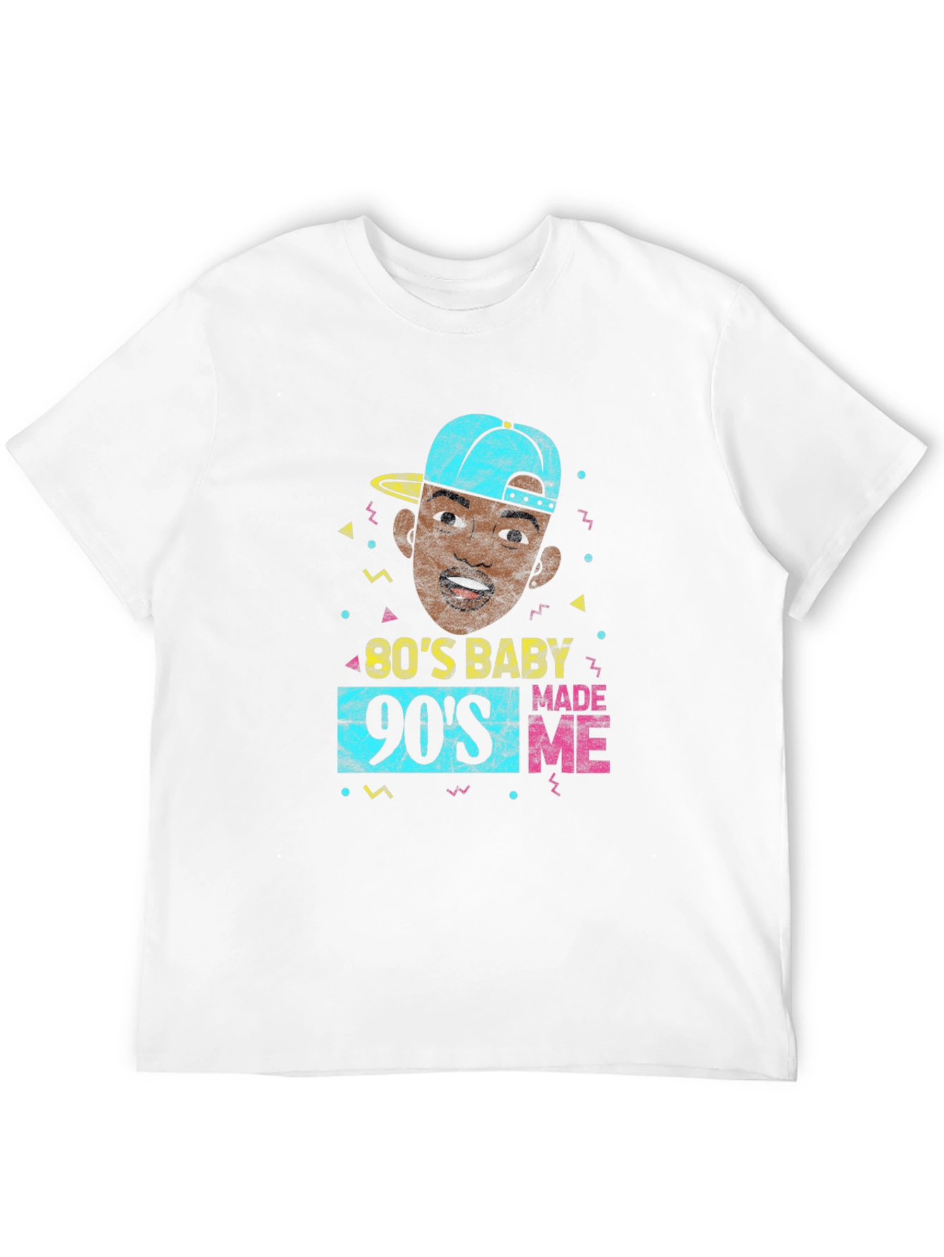 Black 80's Baby, 90's Made Me Black Graphic Tee view 12