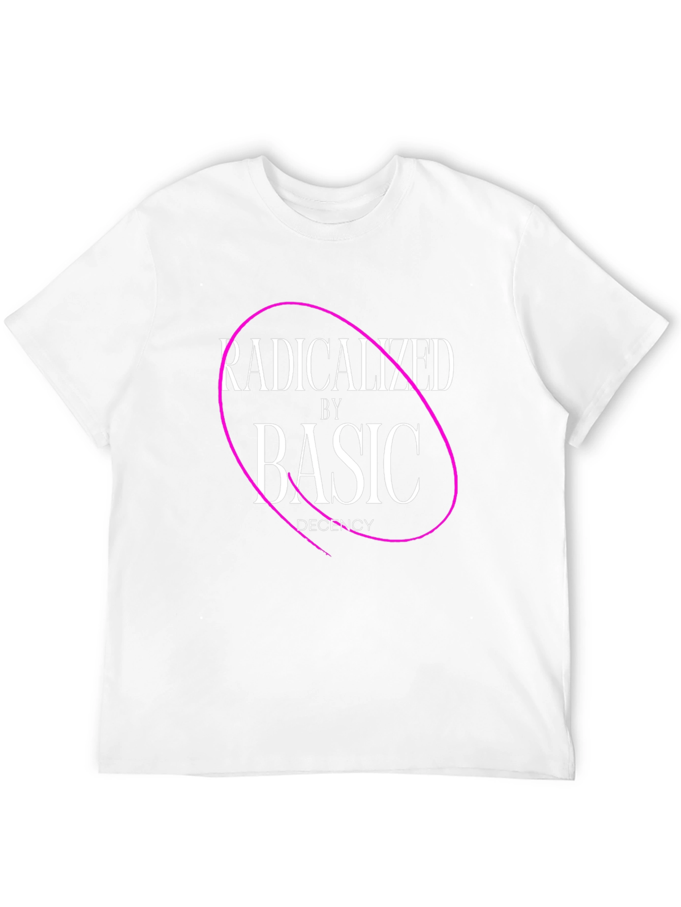 Black Radicalized By Basic Decency T-Shirt view 12