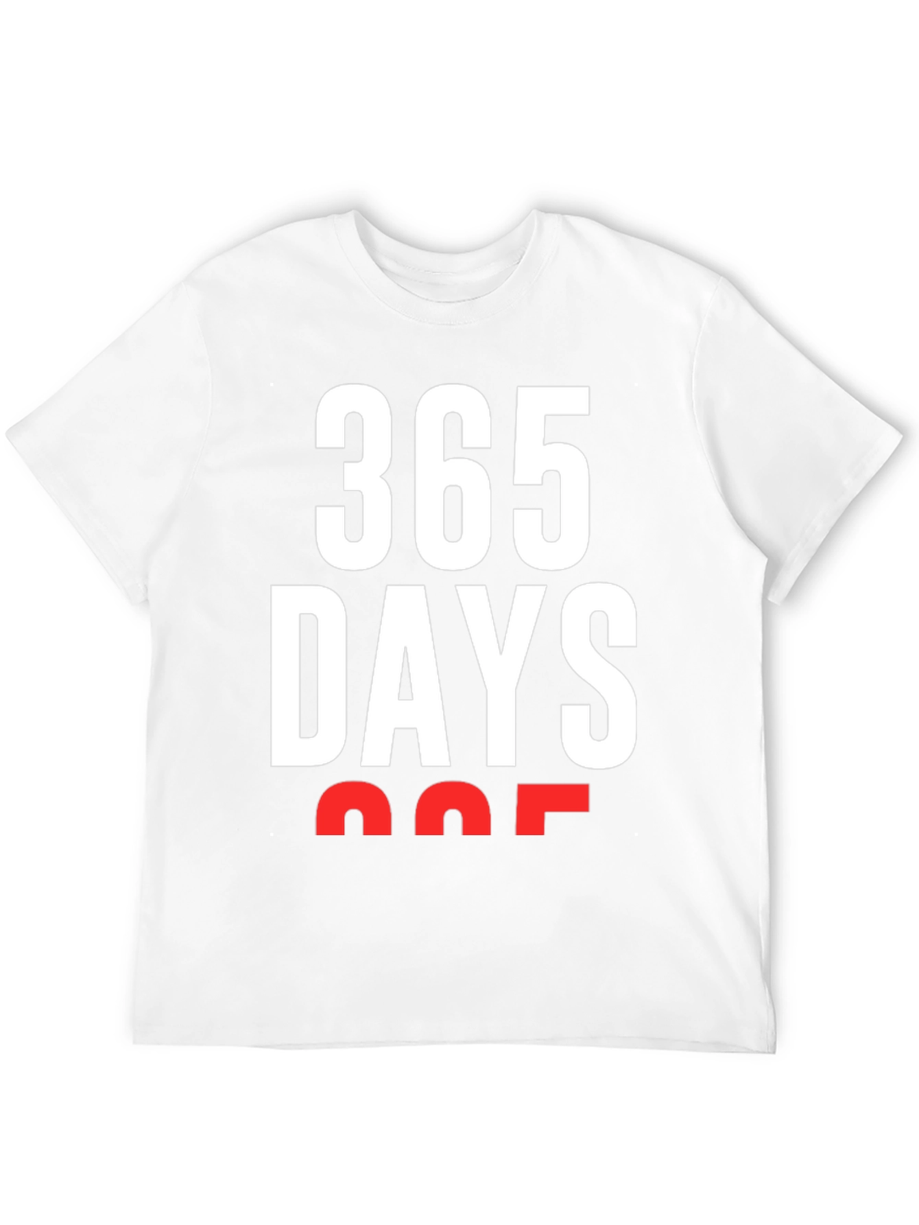 Black 365 Days T-Shirt - Bold Graphic Tee view 12