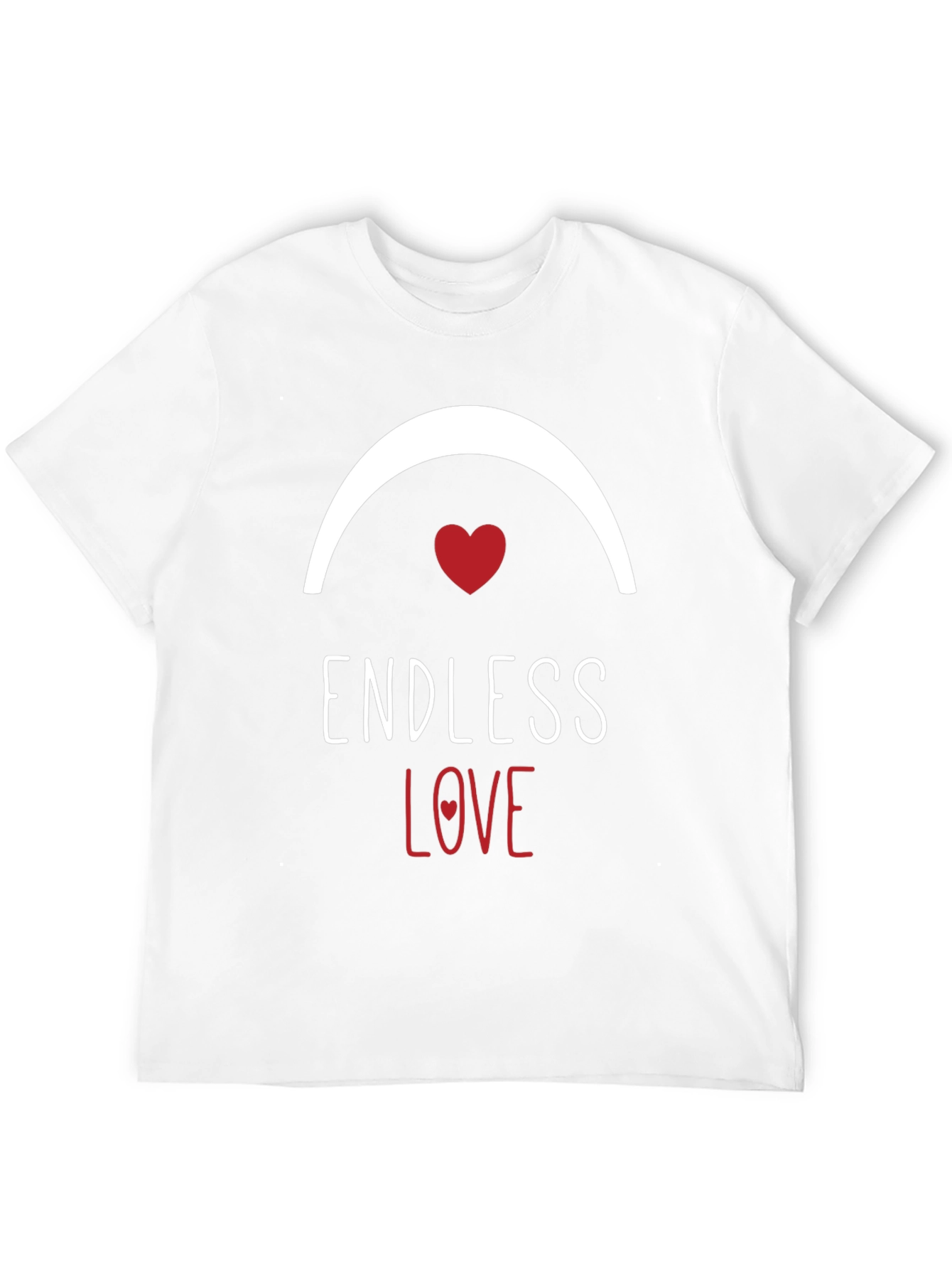 Black Endless Love Graphic Tee - Soft Cotton Blend view 12