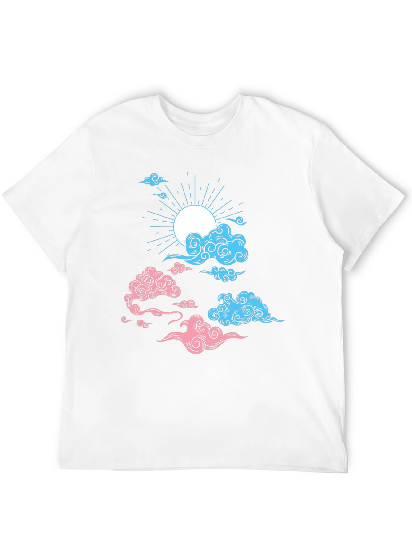 Black Trans Pride Clouds T-Shirt - Stylish & Supportive Apparel view 12