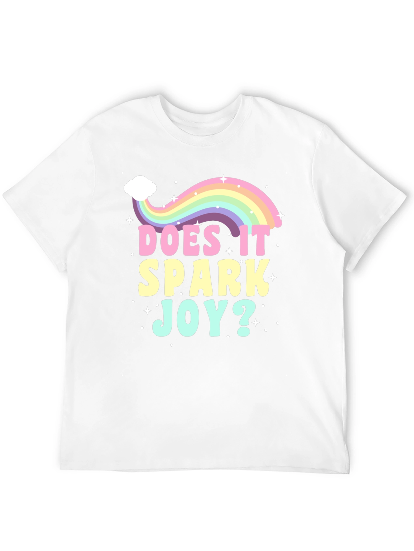 Black Spark Joy Rainbow T-Shirt view 12