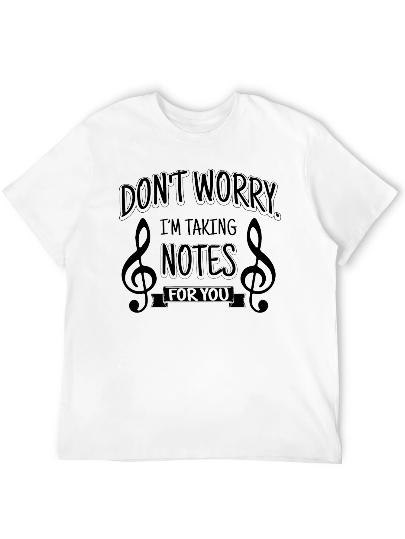 Black Don't Worry I'm Taking Notes for You T-Shirt view 12