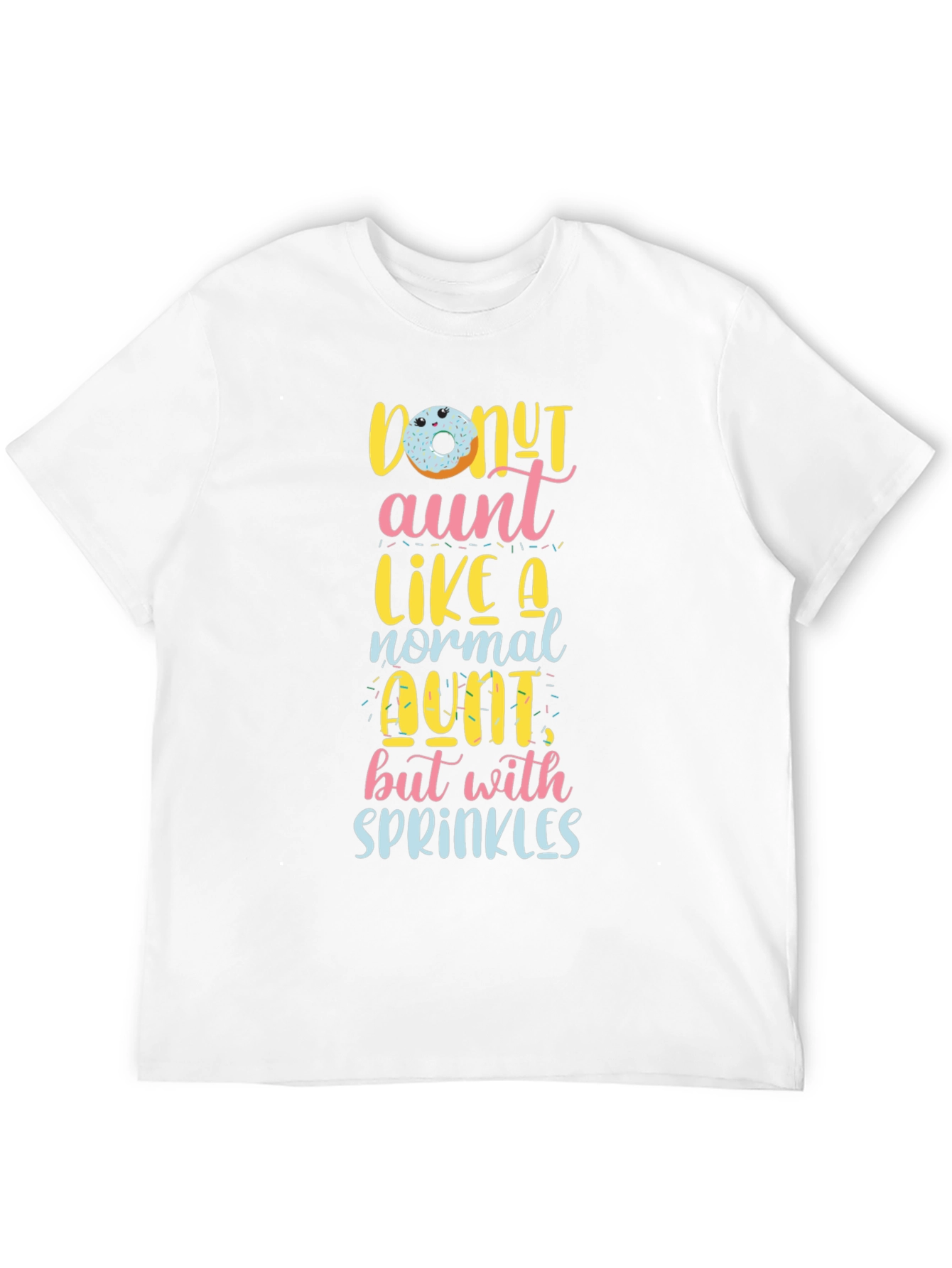 Black Donut Aunt Graphic Tee - Fun Aunt Shirt view 12