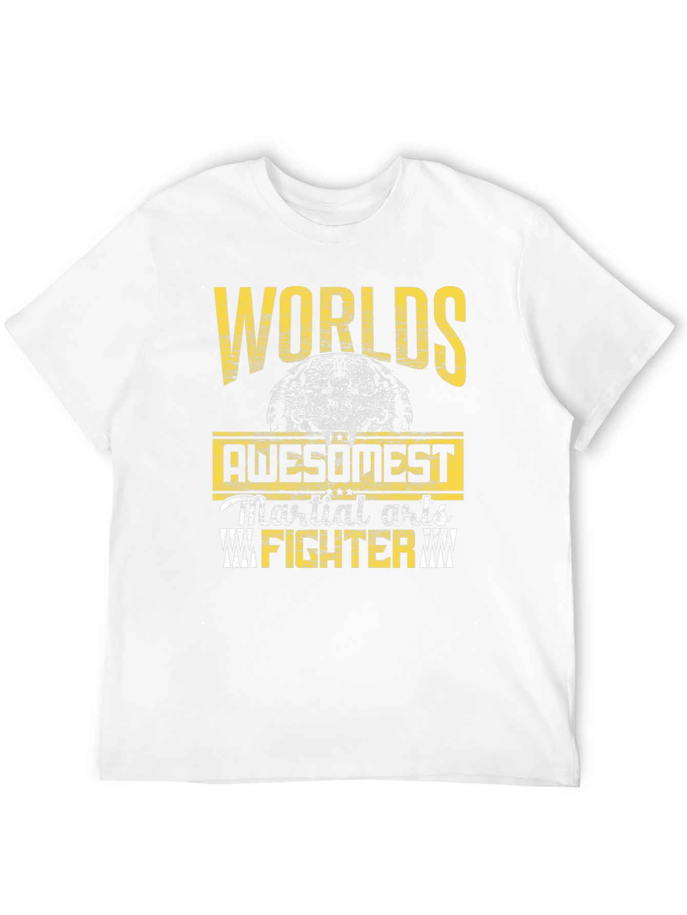 Black Worlds Awesomest Martial Arts Fighter Graphic T-Shirt view 12