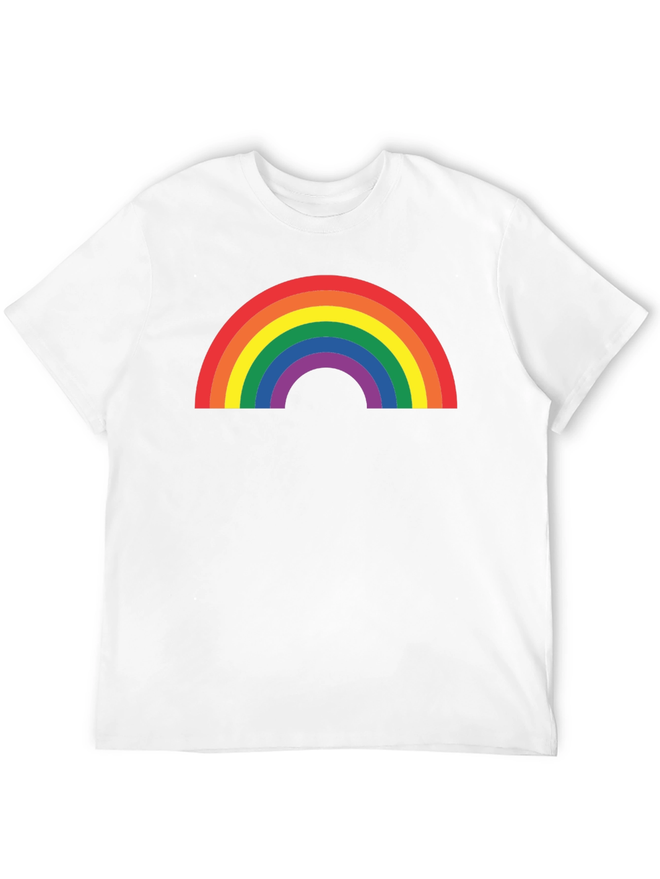 Black Rainbow Pride Graphic T-Shirt - Black Cotton Blend view 12
